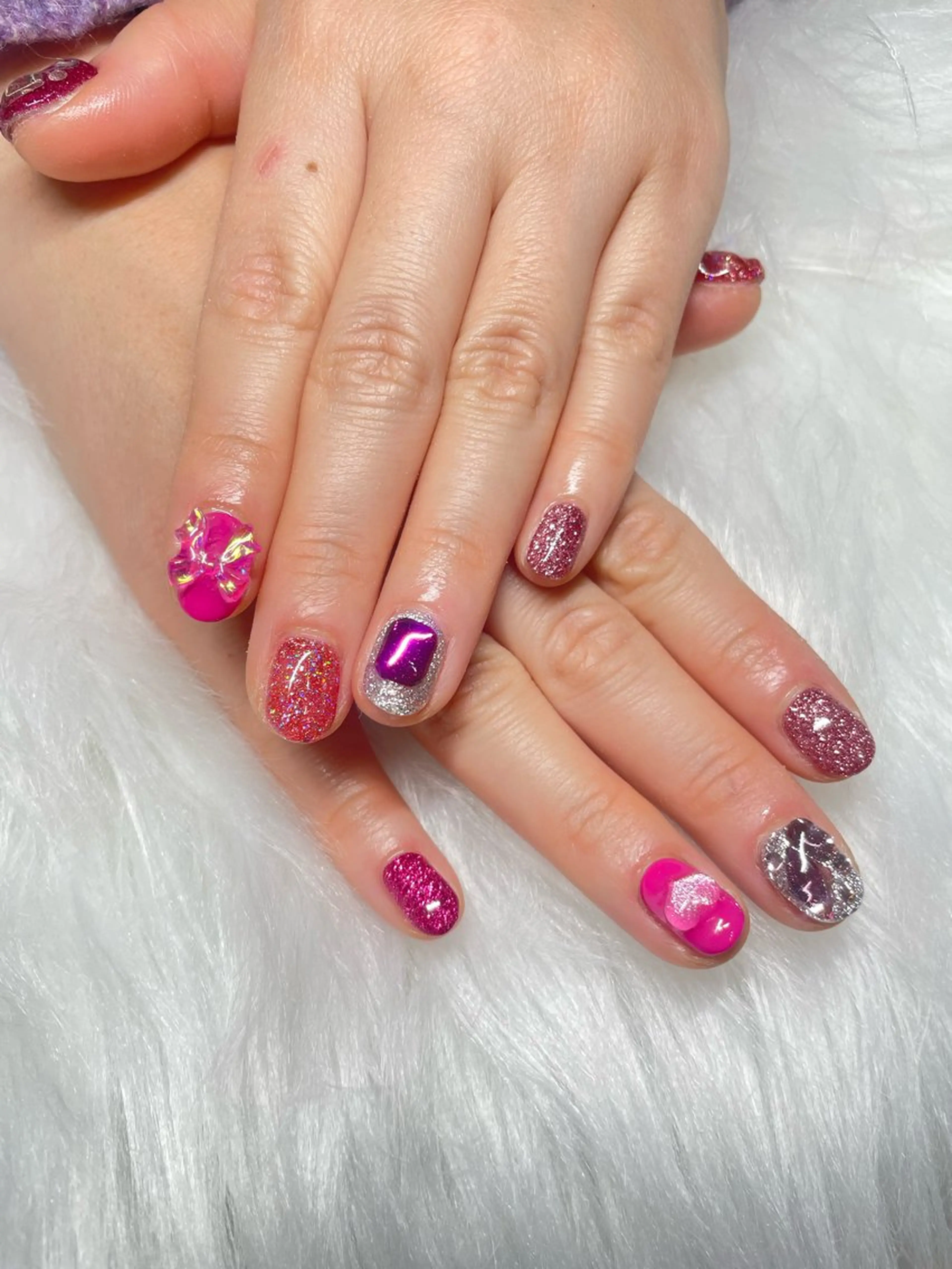 ネイル ハンドネイル オーロラ所属・YUI nailのネイルデザイン