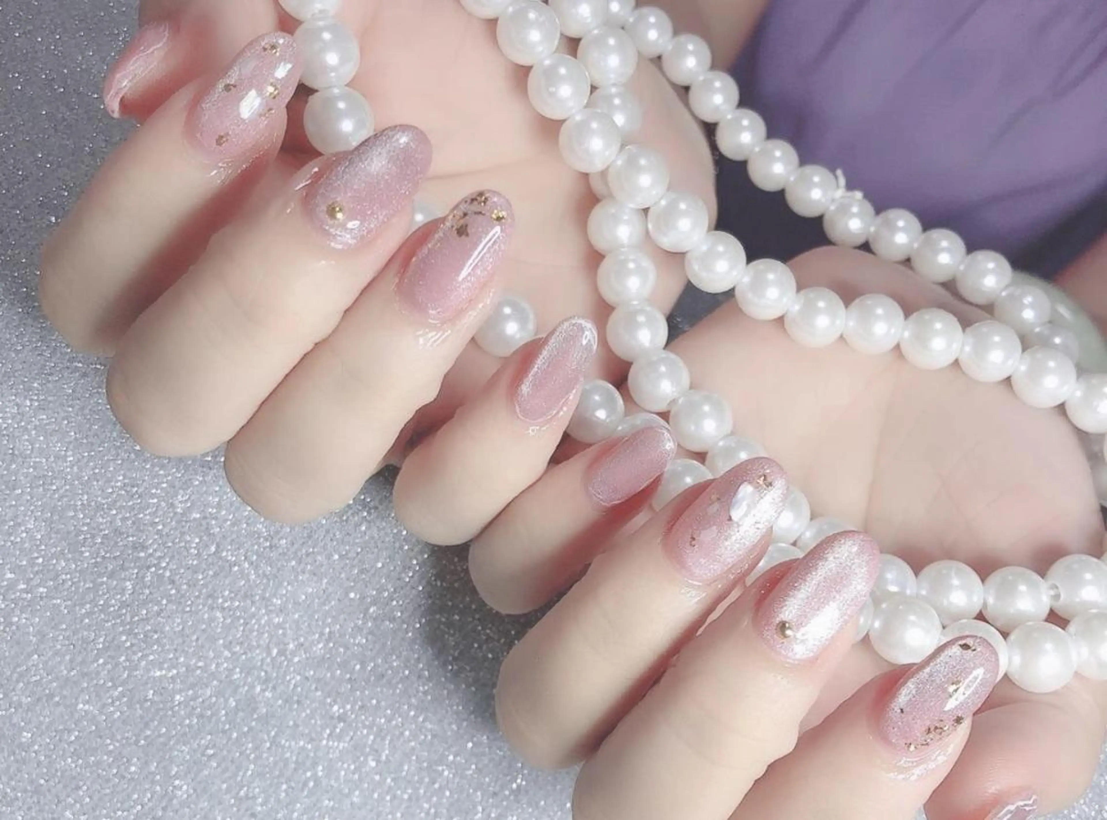 ネイル 春ネイル Cute beauty2のマツエク・マツパデザイン