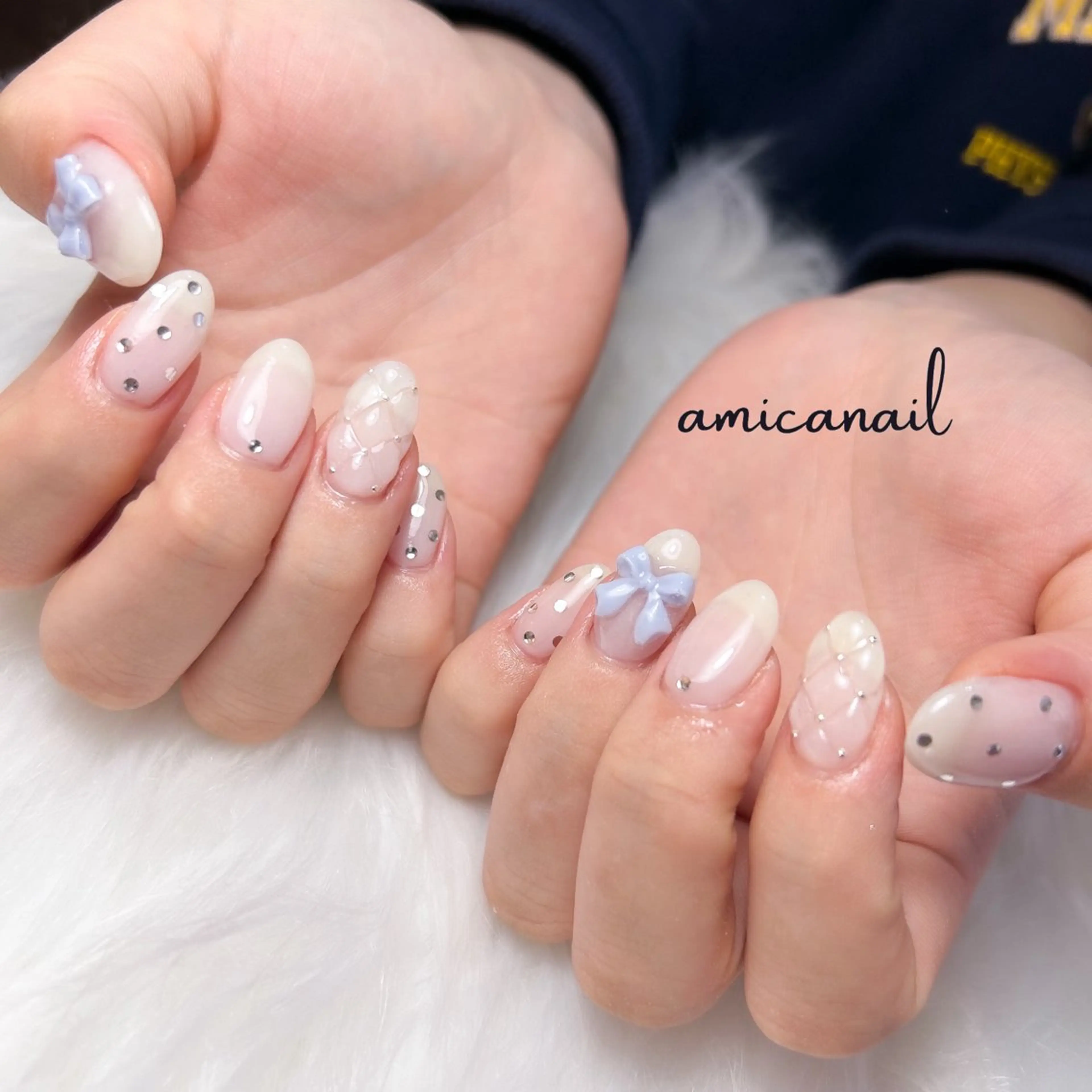 ネイル リボン _amica nail_のネイルデザイン