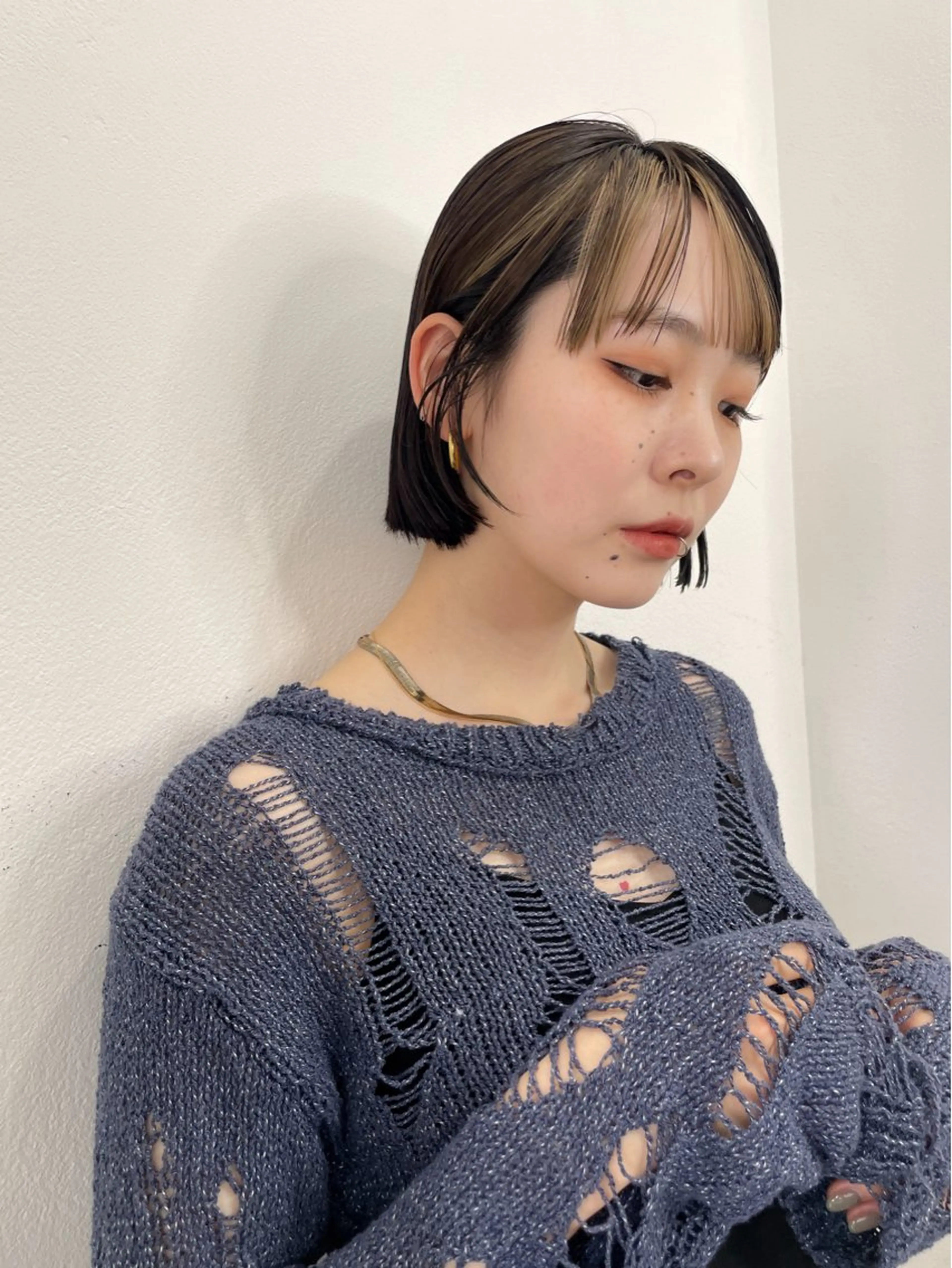 ショート カラー インナーカラー HIBIKI/原宿 ハッシュカット🪄のヘアスタイル