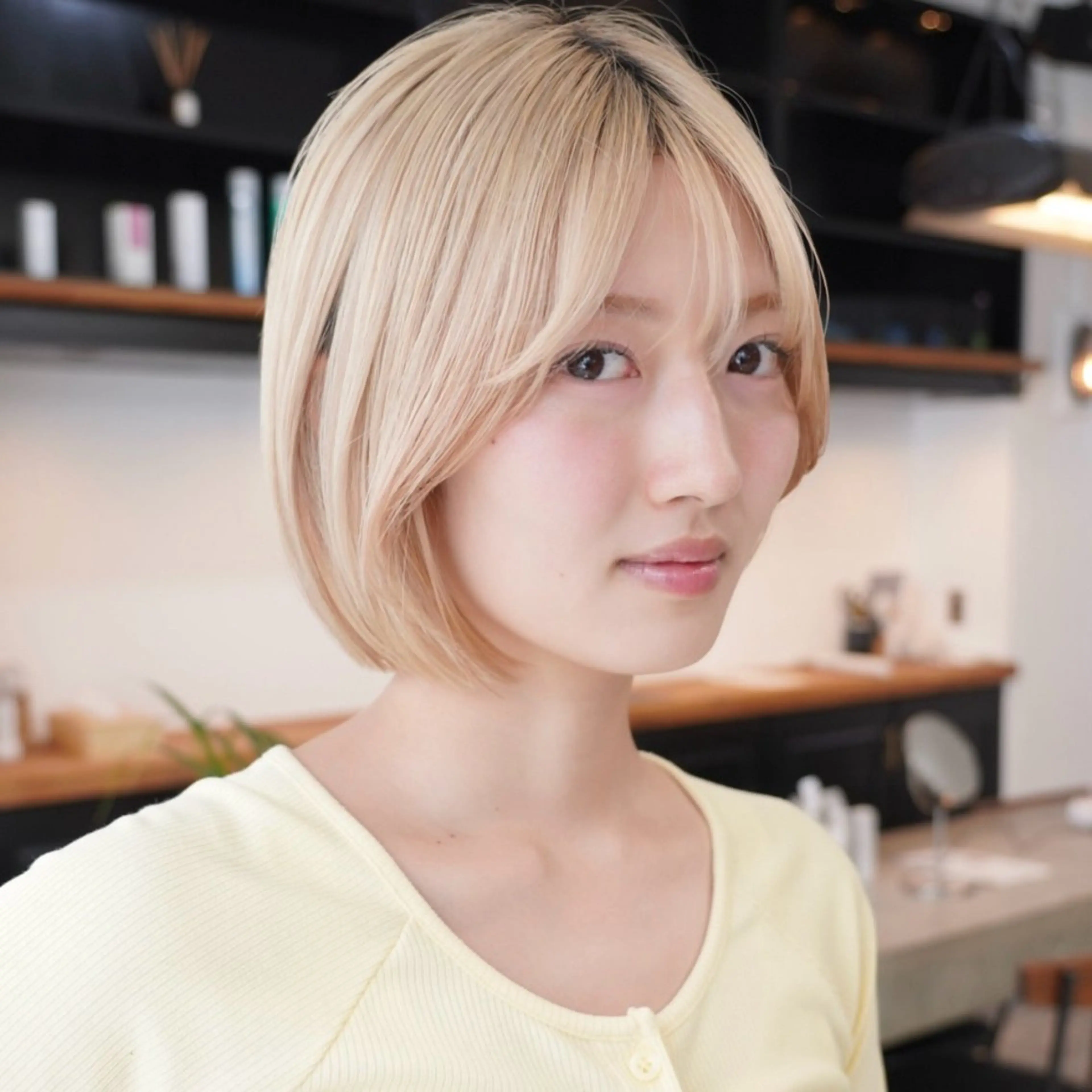 ミディアム カット トリートメント ボブ／アンニュイ 🌷しだひめな🌷のヘアスタイル