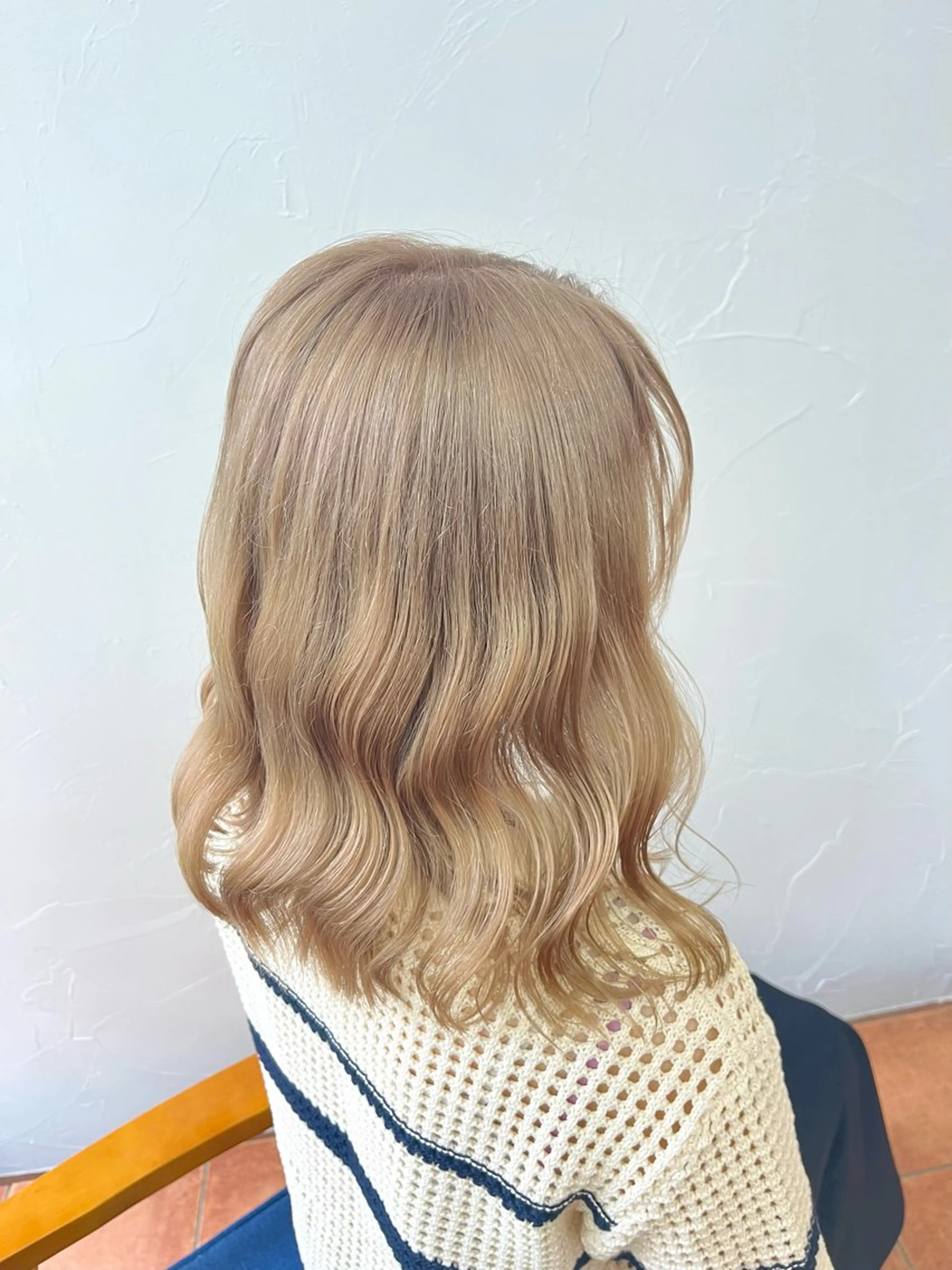 ミディアム カラー カット ヘアカラー 櫻田 真紀のヘアスタイル