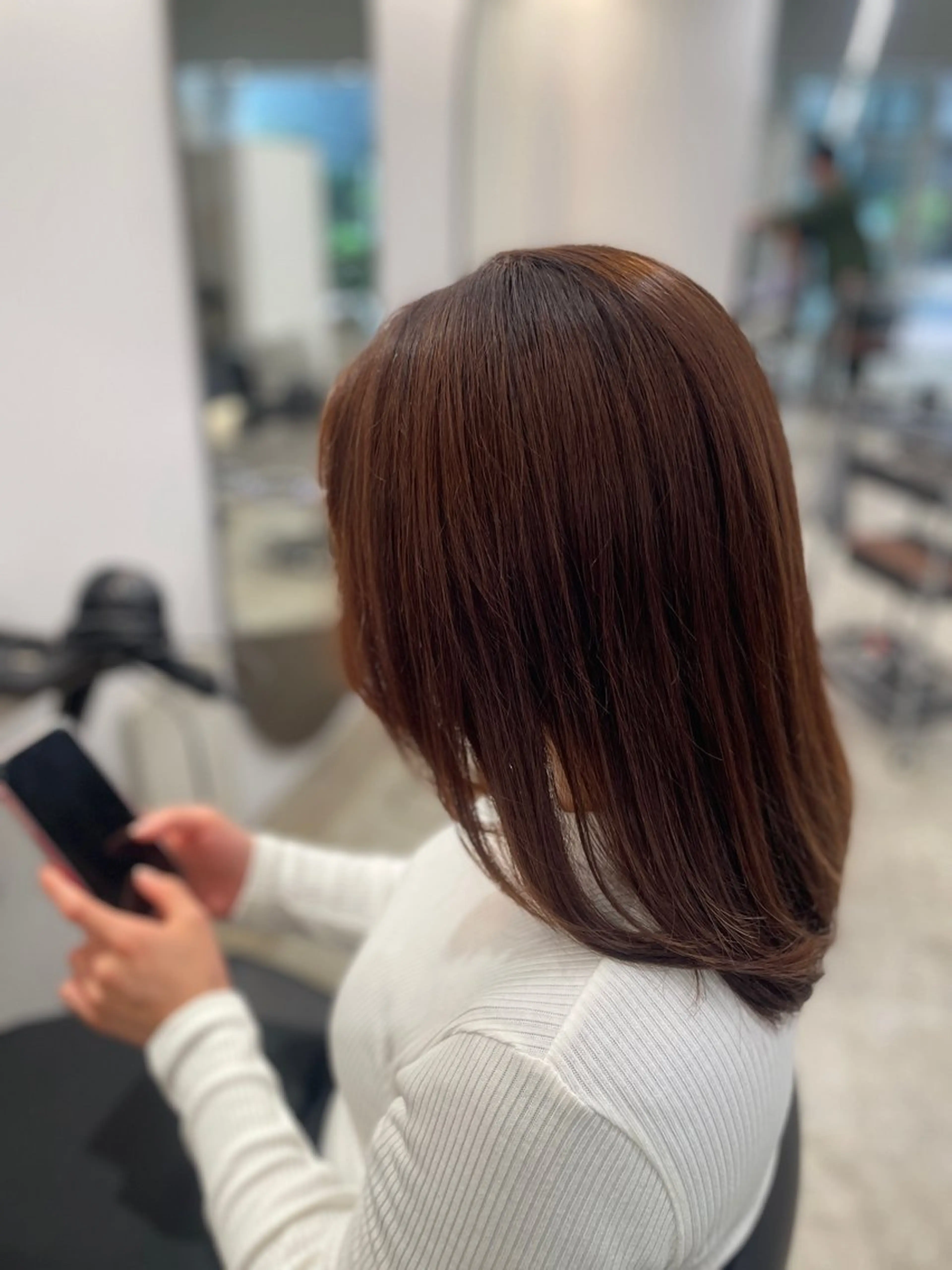 ミディアム 🤍ショートボブ 🤍NANAMI🤍のヘアスタイル