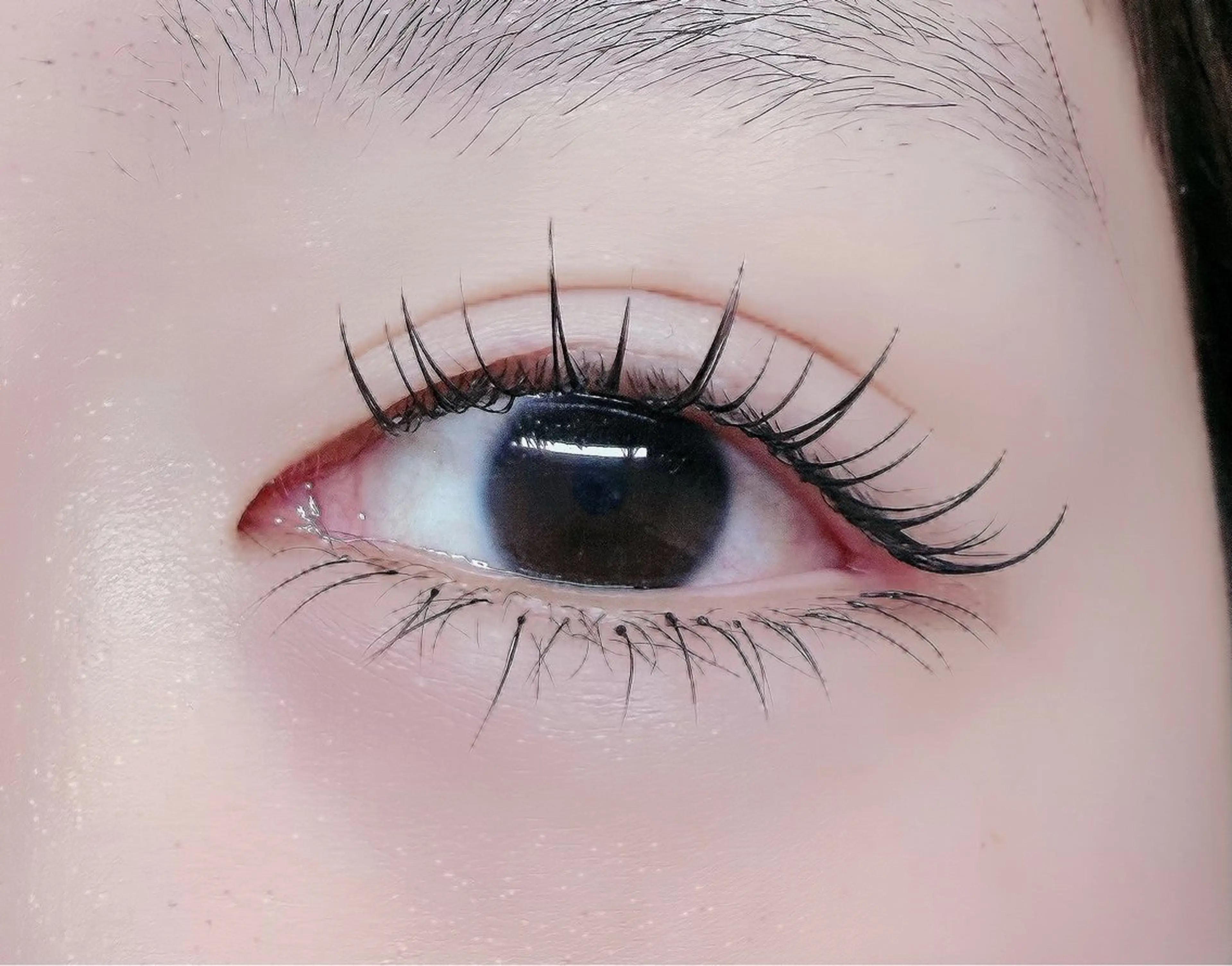 マツエク・マツパ フラットラッシュ ナチュラル ワンホンマツエク マツエク ルチア💞 lucia高田馬場のマツエク・マツパデザイン