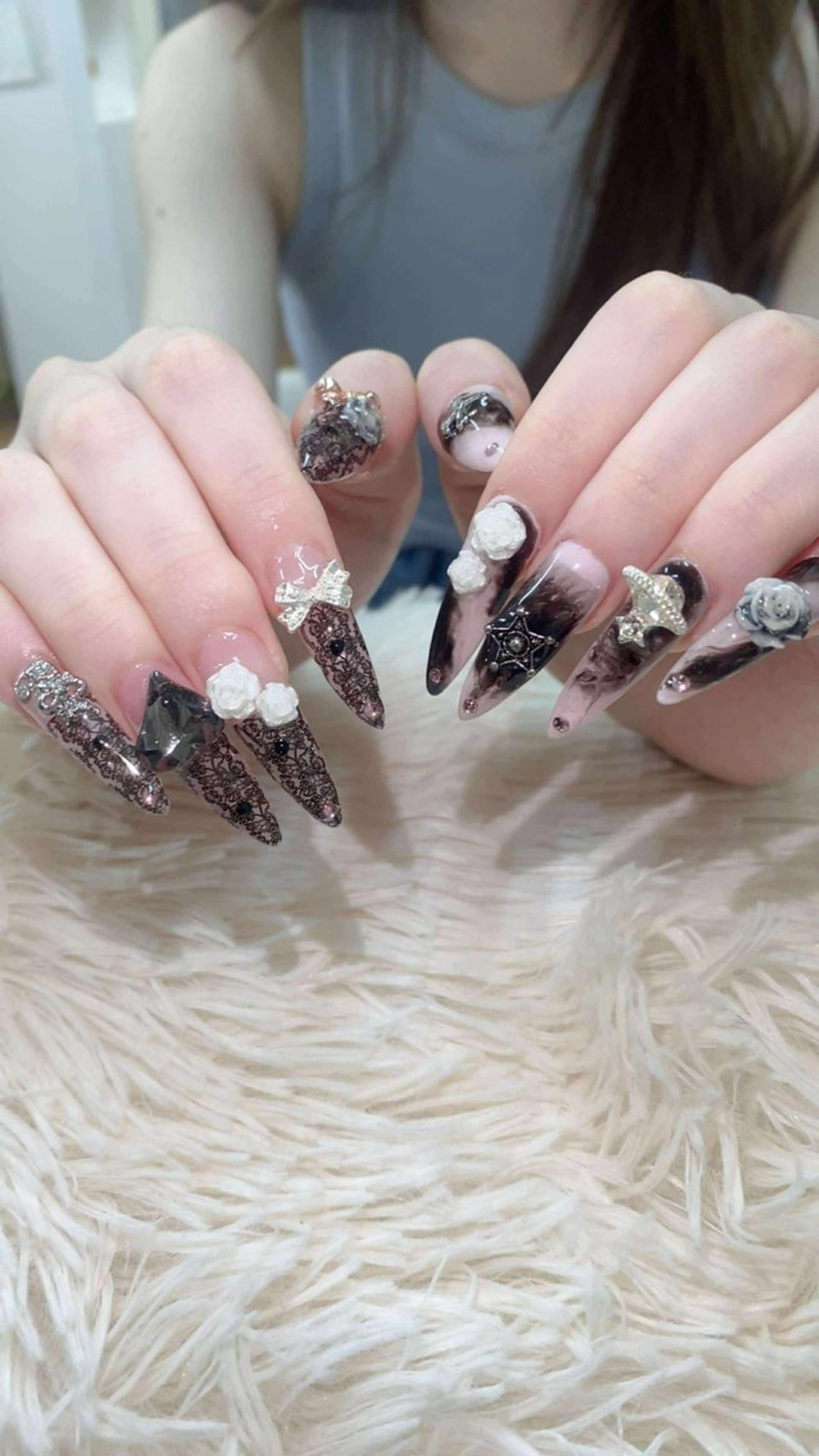 ネイル ハンドネイル ハンドケア Hara Nail 【パラジェル使用】のネイルデザイン