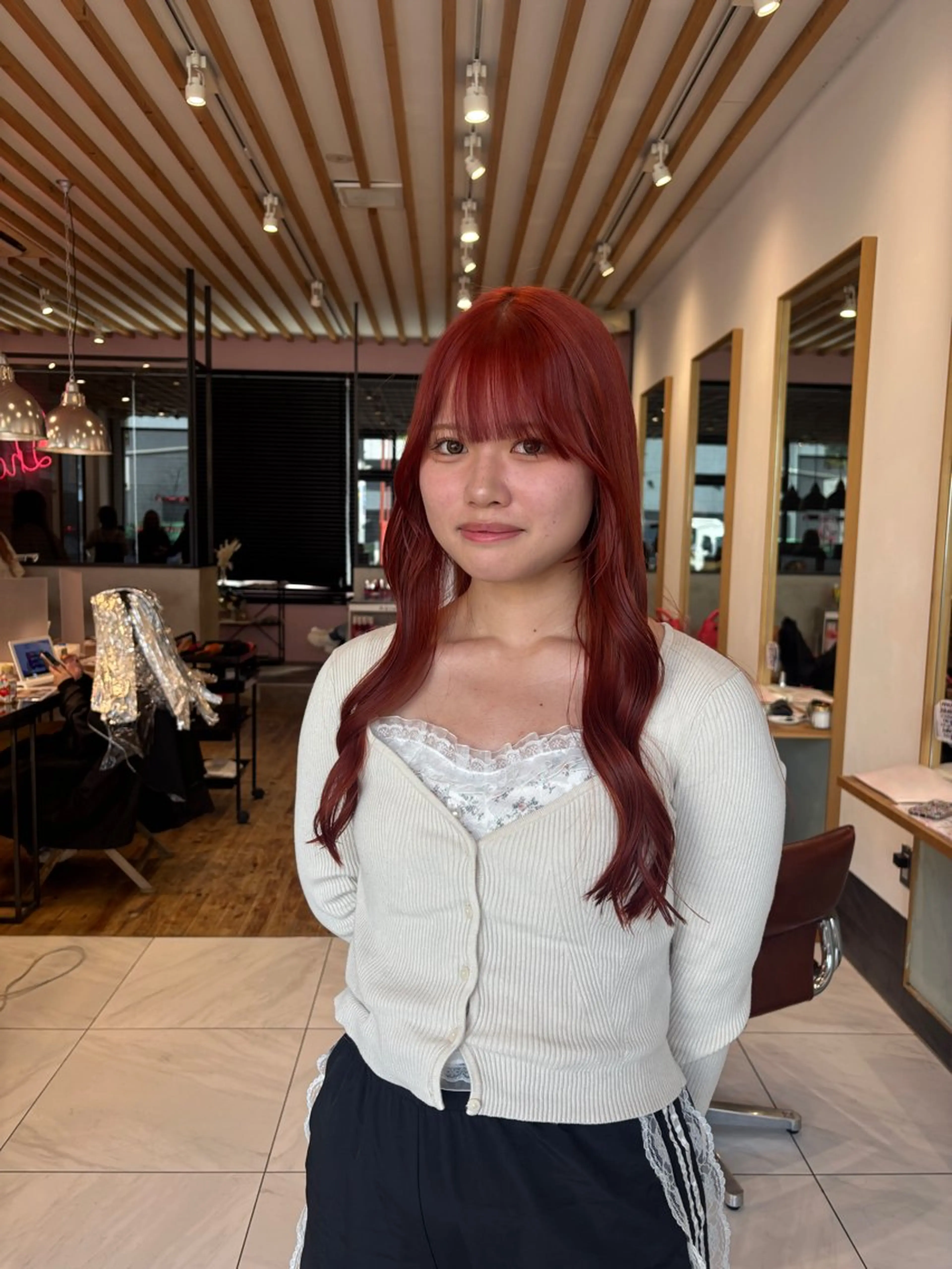 ロング ヘアカラー ️🩵RINKA/ 艶color🩵のヘアスタイル