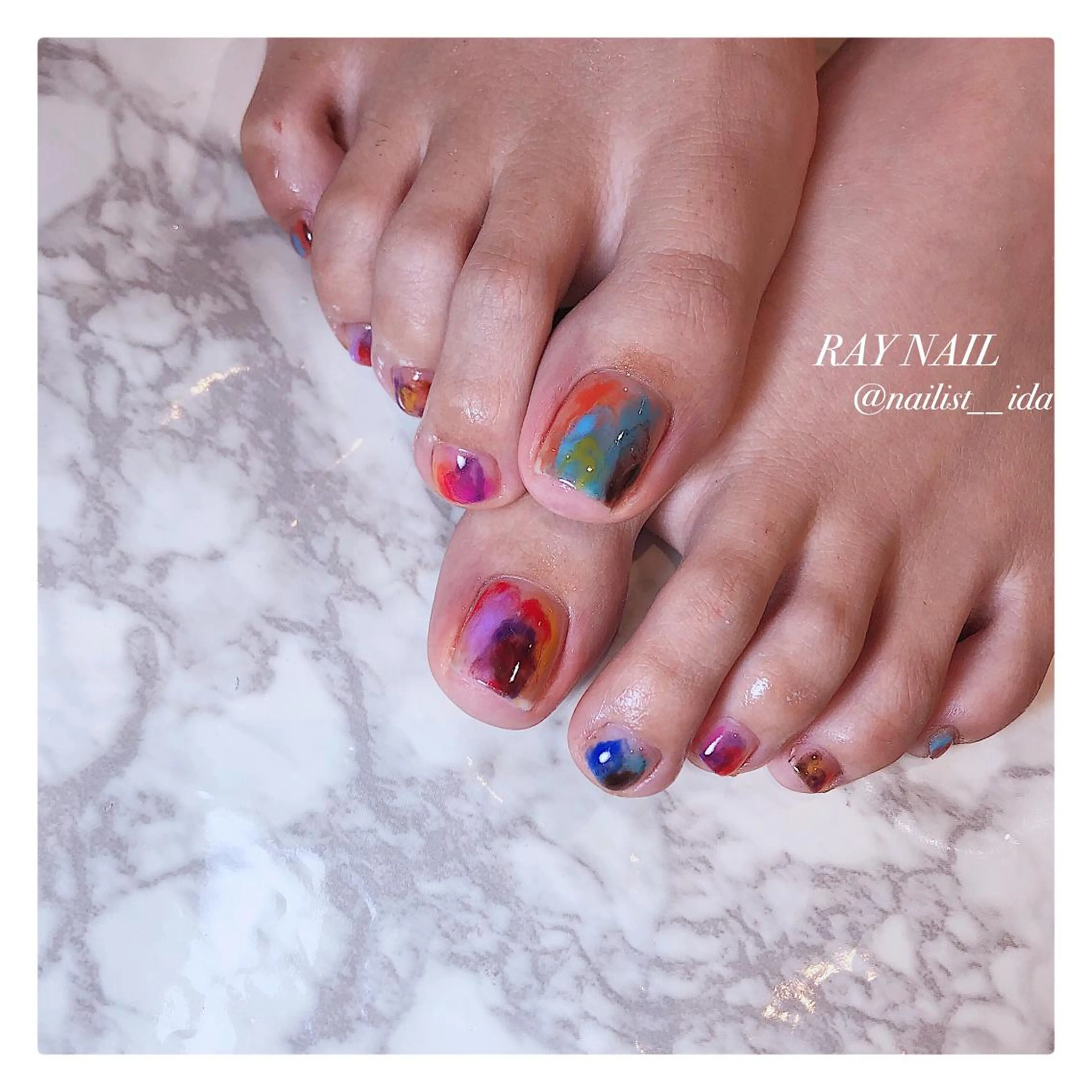 ネイル アートネイル フットネイル Arowa 伊田のネイルデザイン