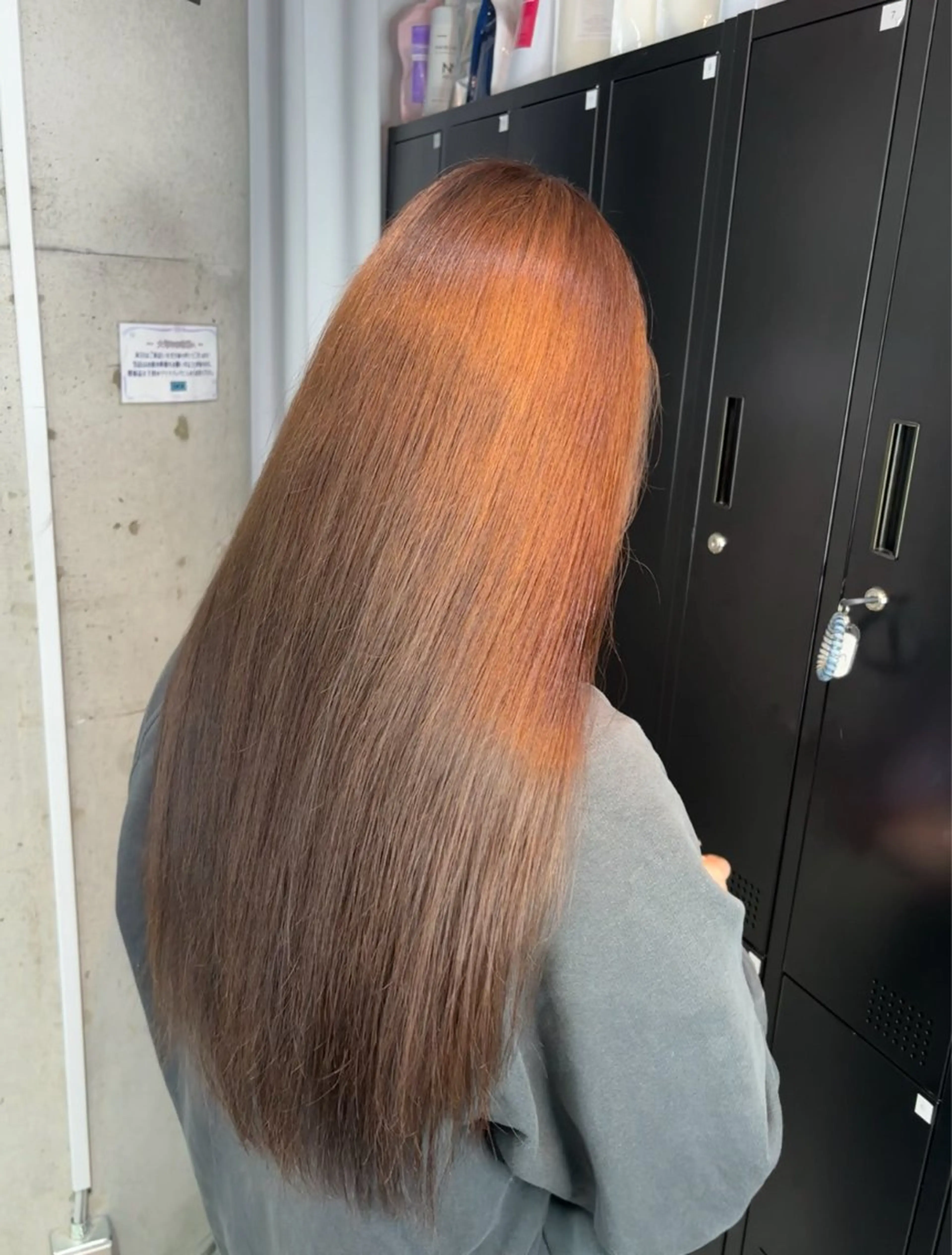 ロング カラー ブリーチ ブラウンカラー 透明感カラー ヘアカラー トリートメント 落ちる黒 森崎雄斗のヘアスタイル