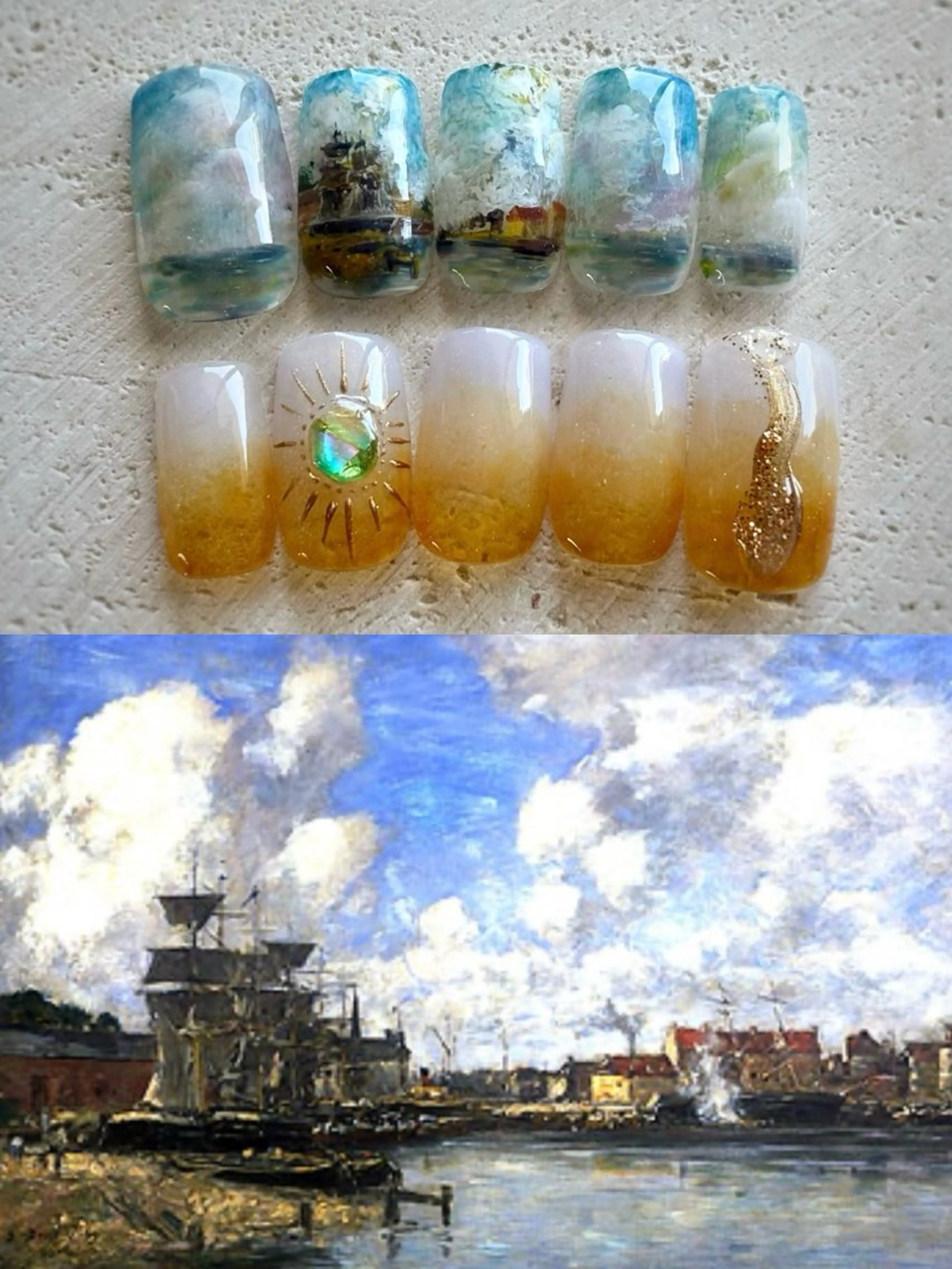 ネイル ハンドネイル FIORITURA Maikoのネイルデザイン