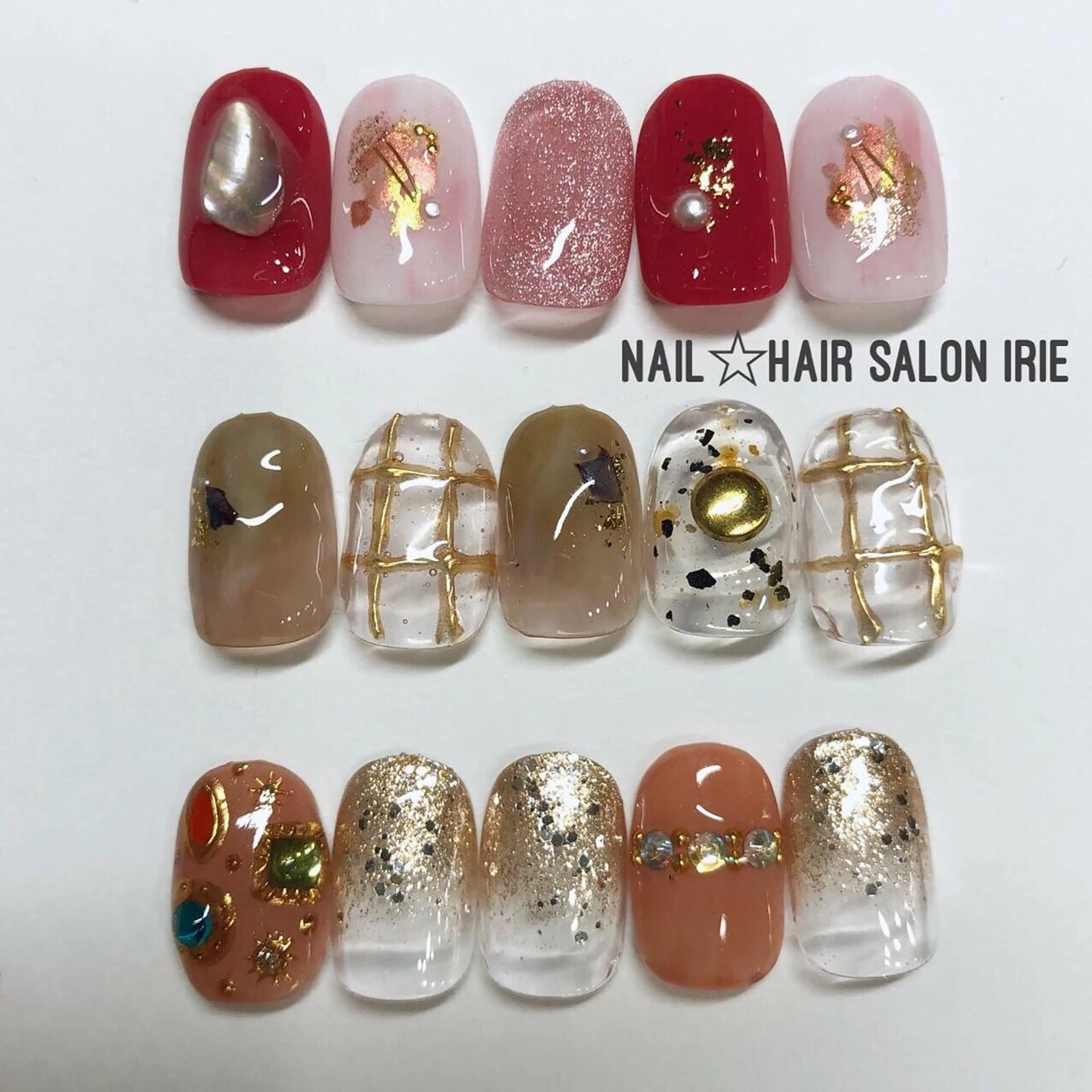 ネイル ハンドネイル Hair salon Irie所属・與儀 知佳のネイルデザイン