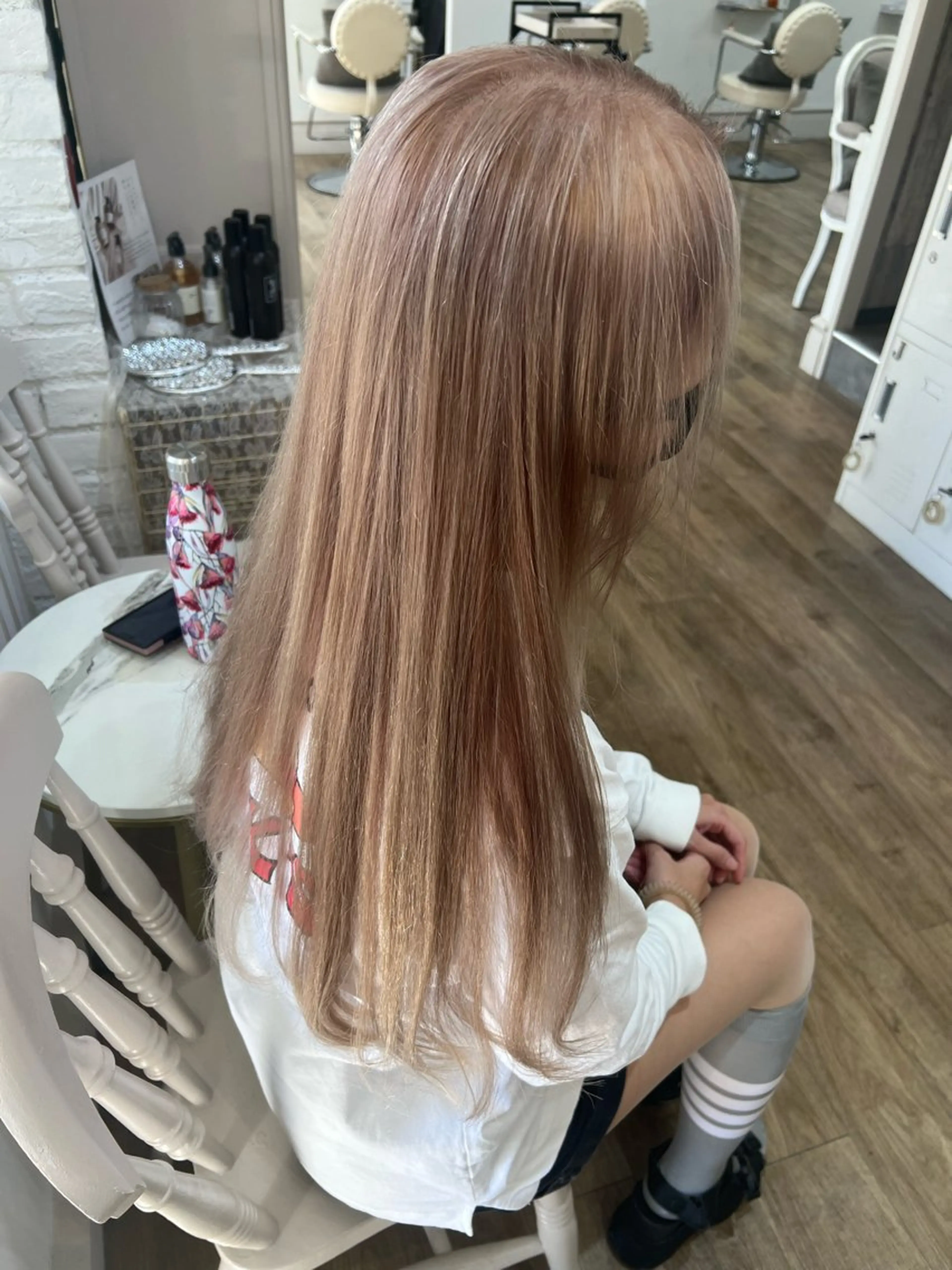 ロング カラー ブリーチ 髙橋 秀果のヘアスタイル