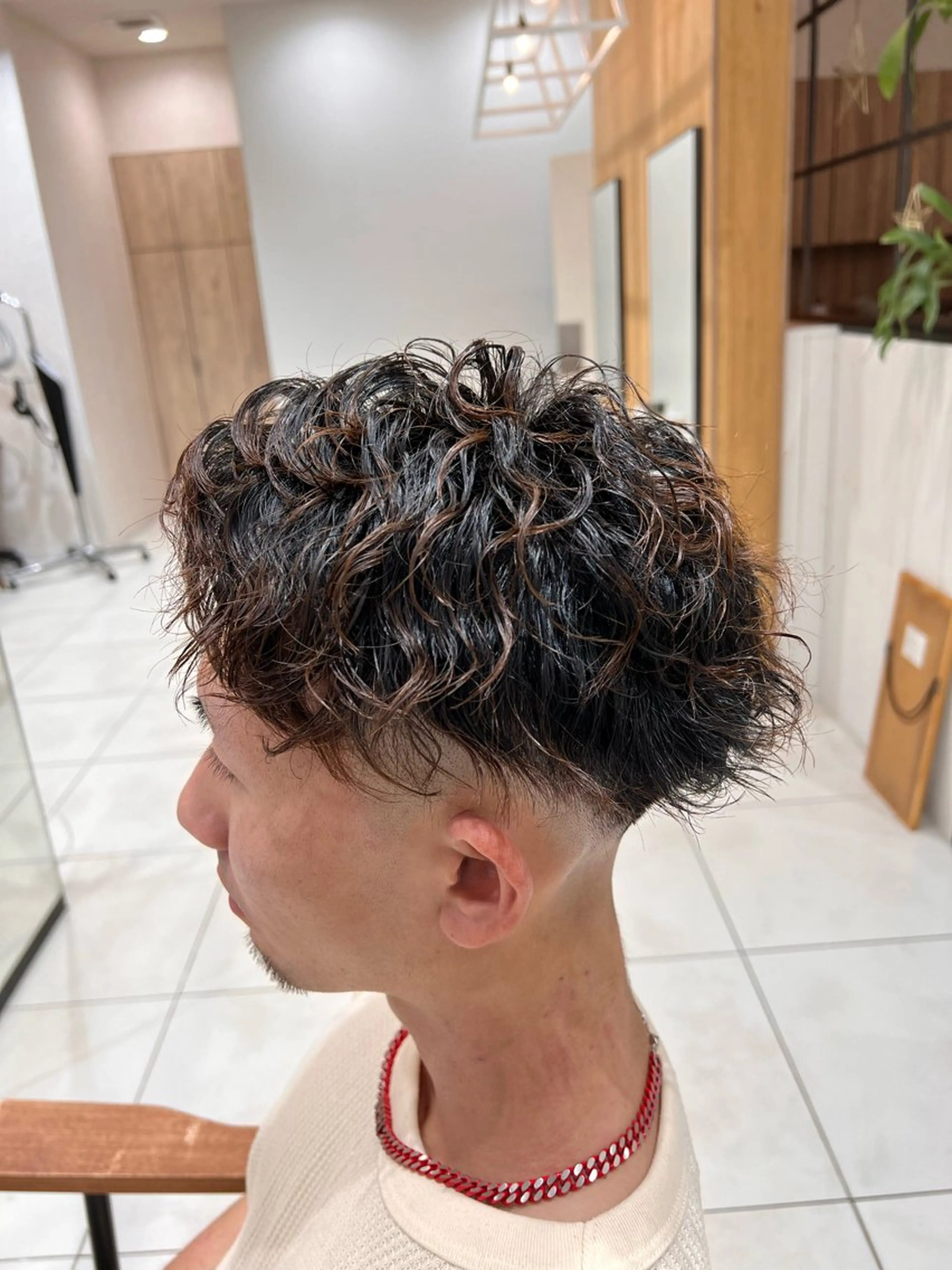 メンズ メンズパーマ メンズ特化フェザー パーマ🚗タケシのヘアスタイル