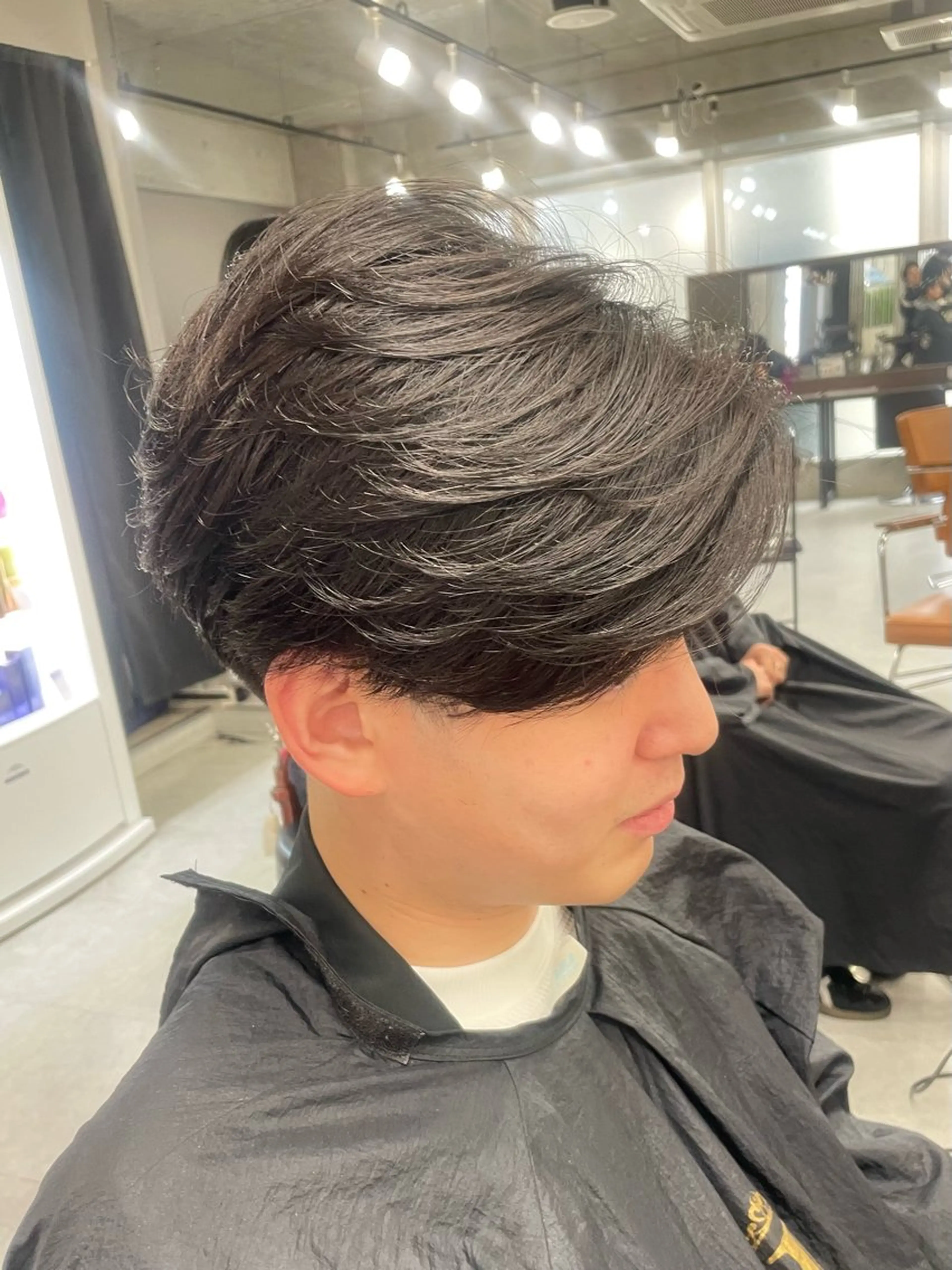 パーマ メンズ パーマ トリートメント ヘアセット メンズモテパーマ💙 fuwaのヘアスタイル