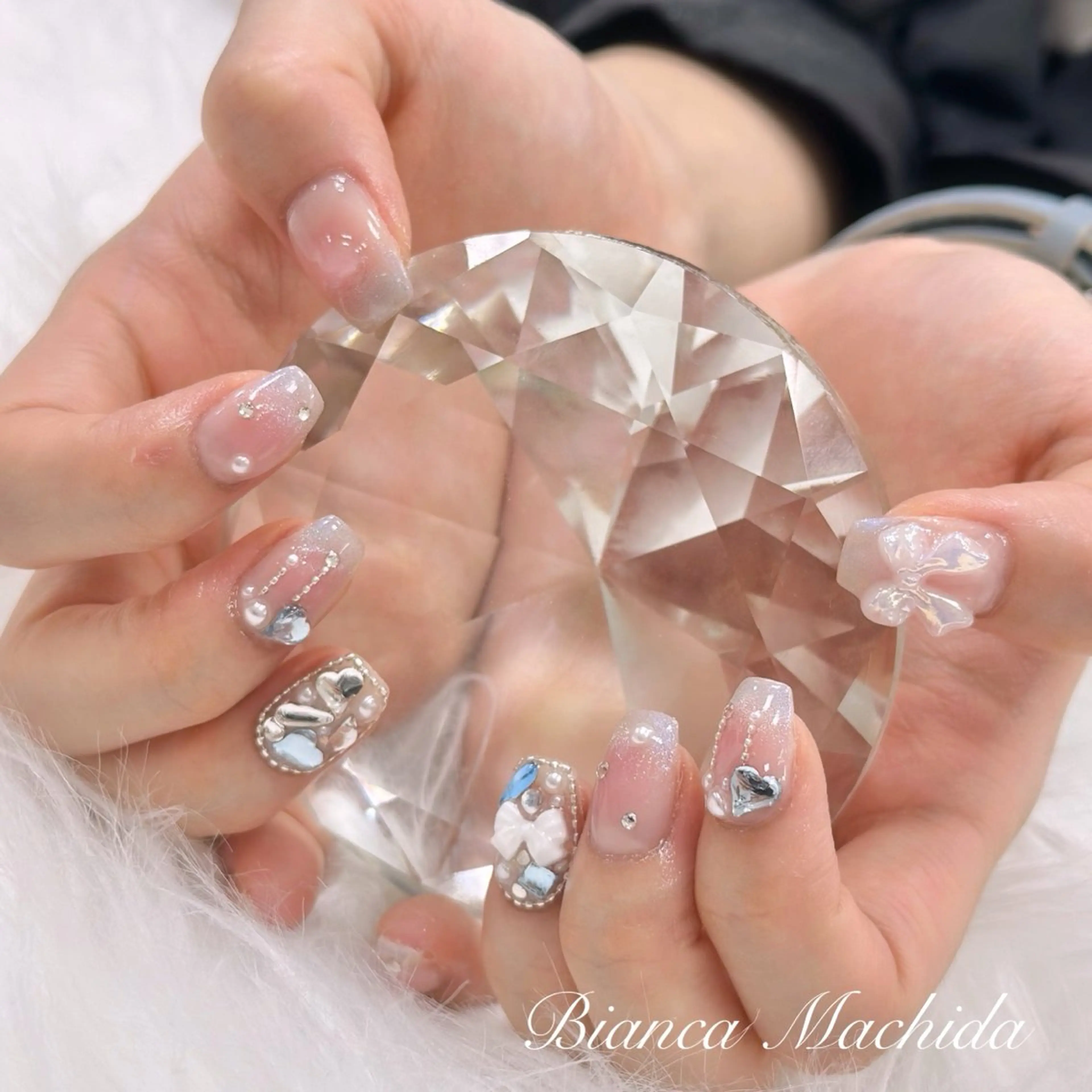 ネイル チークネイル マグネットネイル ハンドネイル Bianca👼🏻 OIKAWAのネイルデザイン