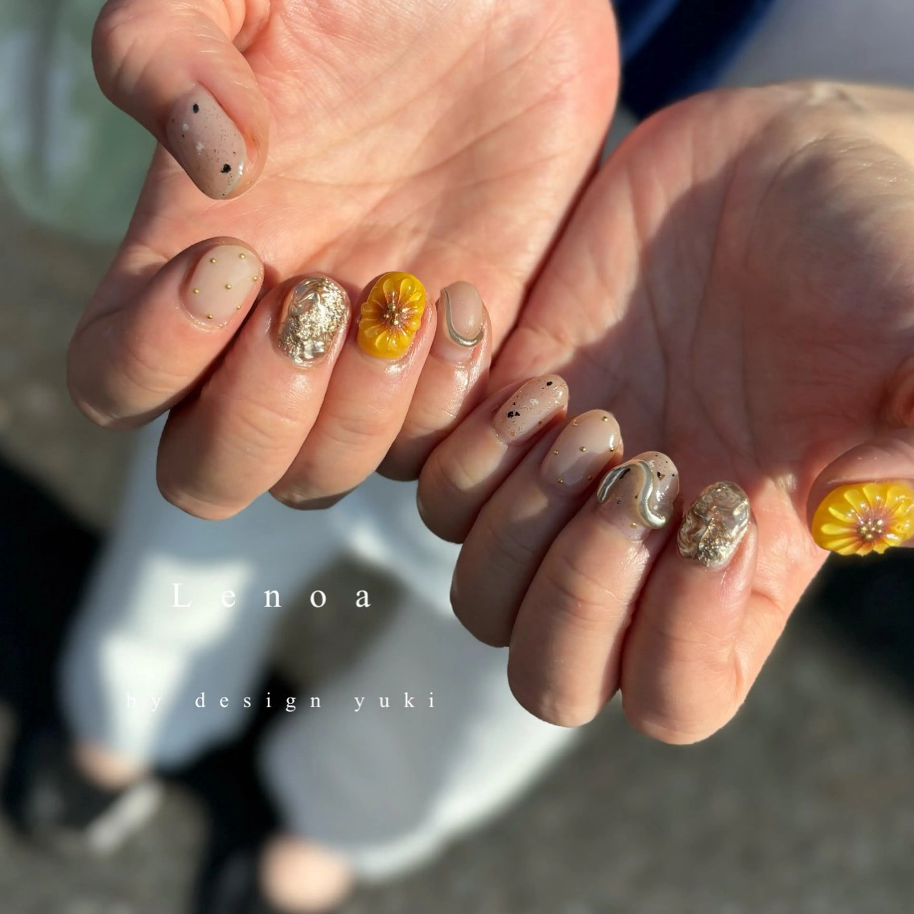 ネイル ハンドネイル Lenoa Yukiのネイルデザイン