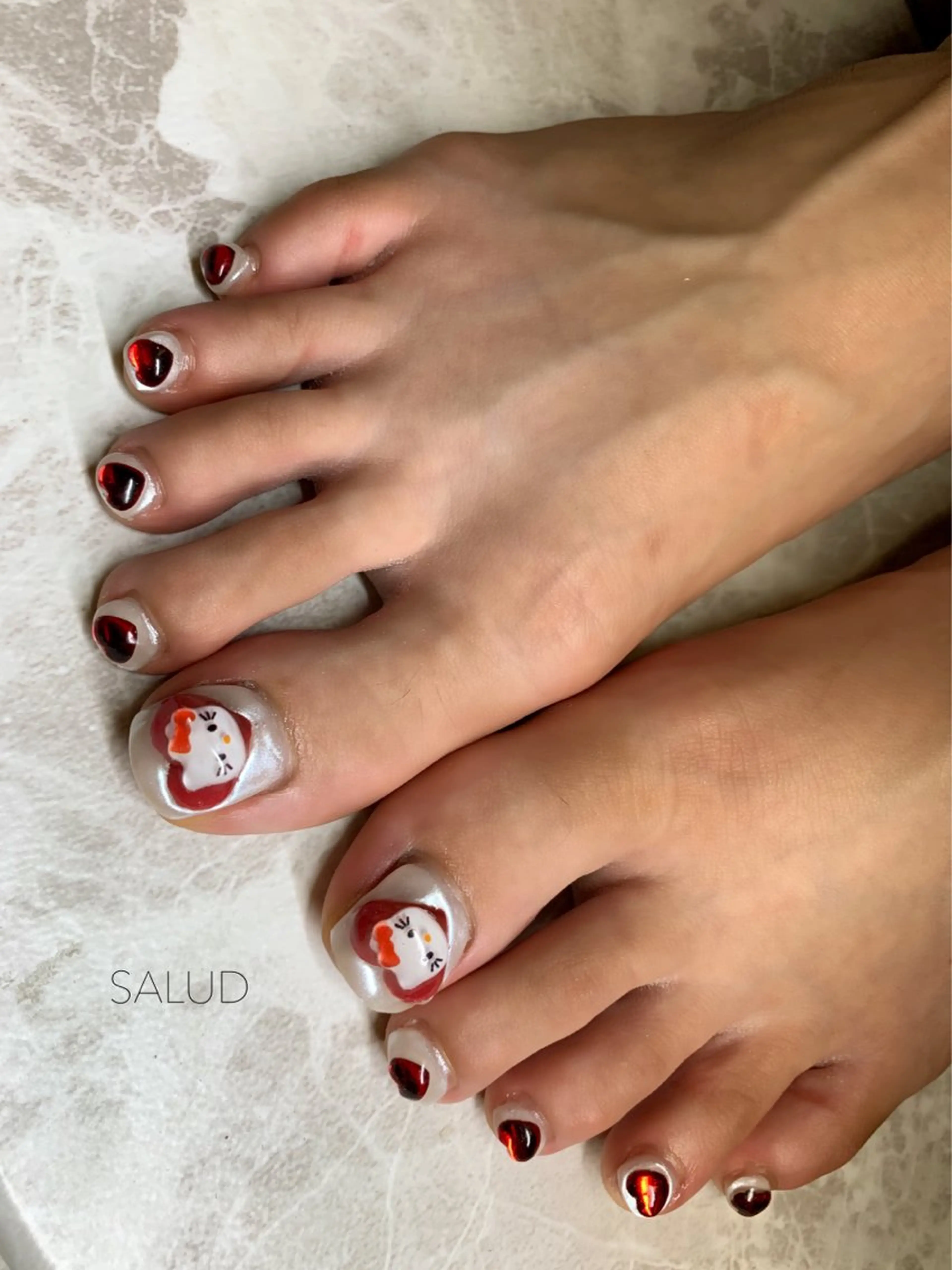 ネイル フットネイル Nail Salon SALUDのネイルデザイン