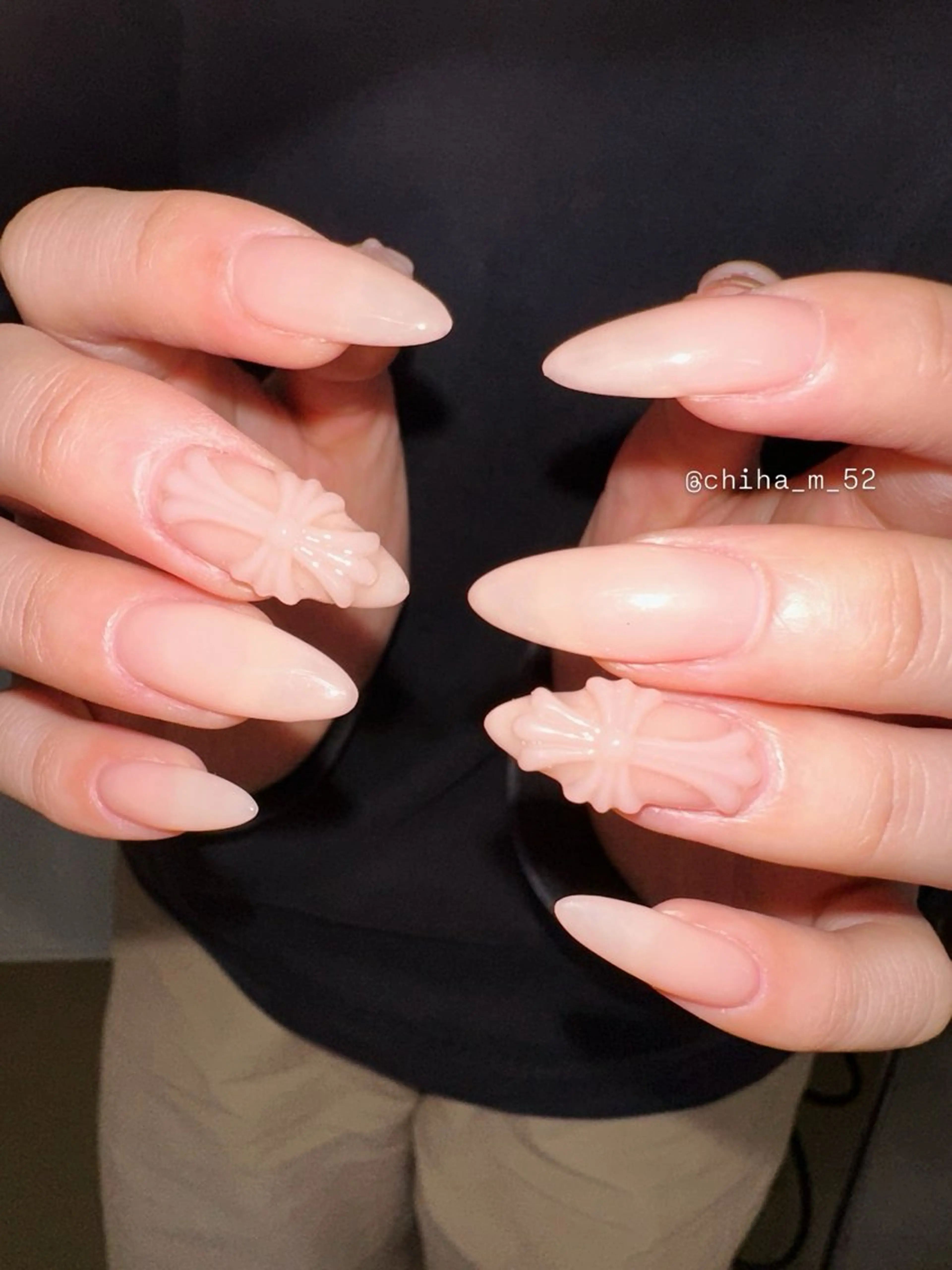 ネイル ロングネイル ハンドネイル チハル ミチハタのネイルデザイン