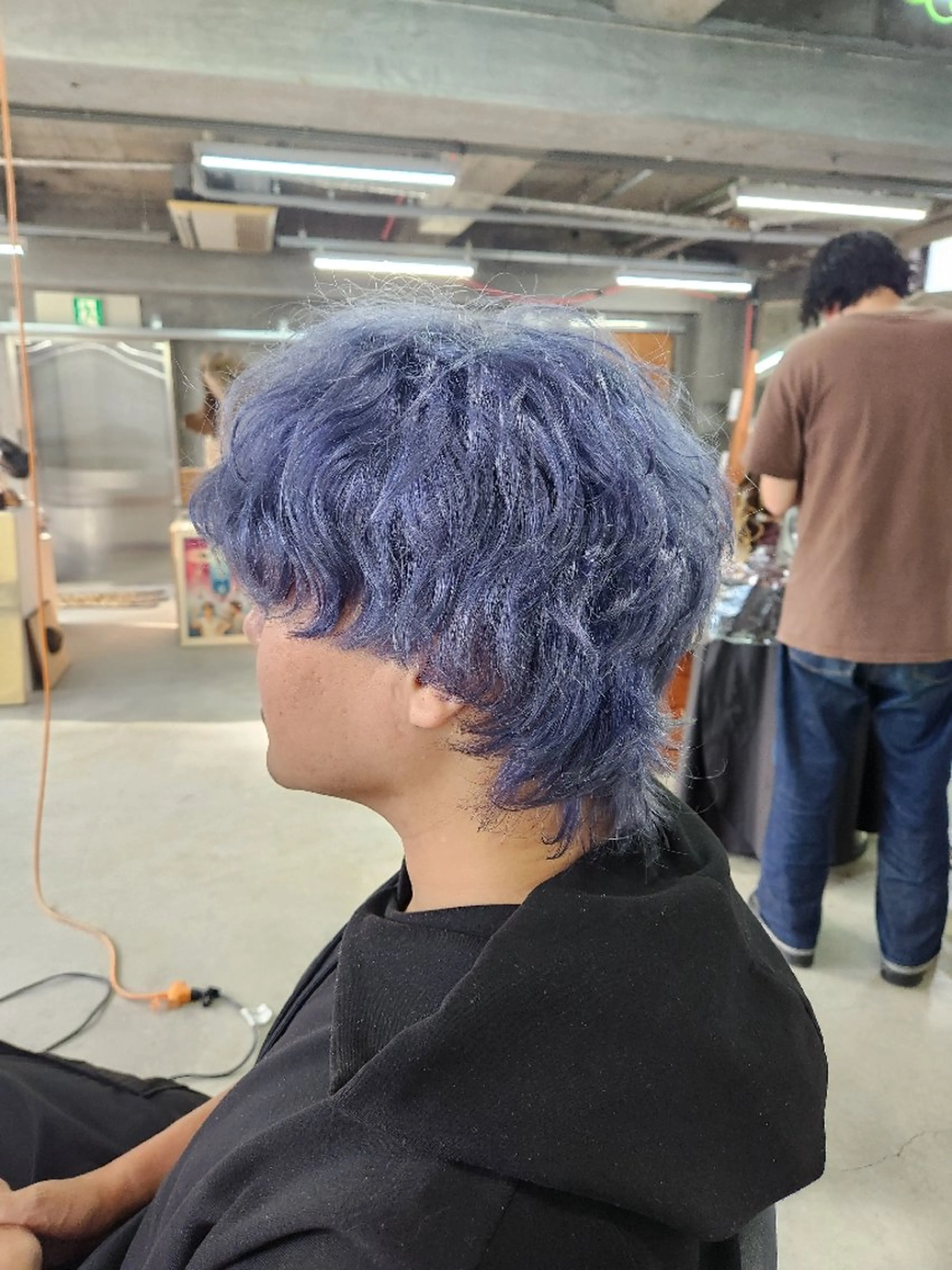 ショート カラー カット ヘアカラー ブリーチ、デザイン  カラー福士直矢のヘアスタイル