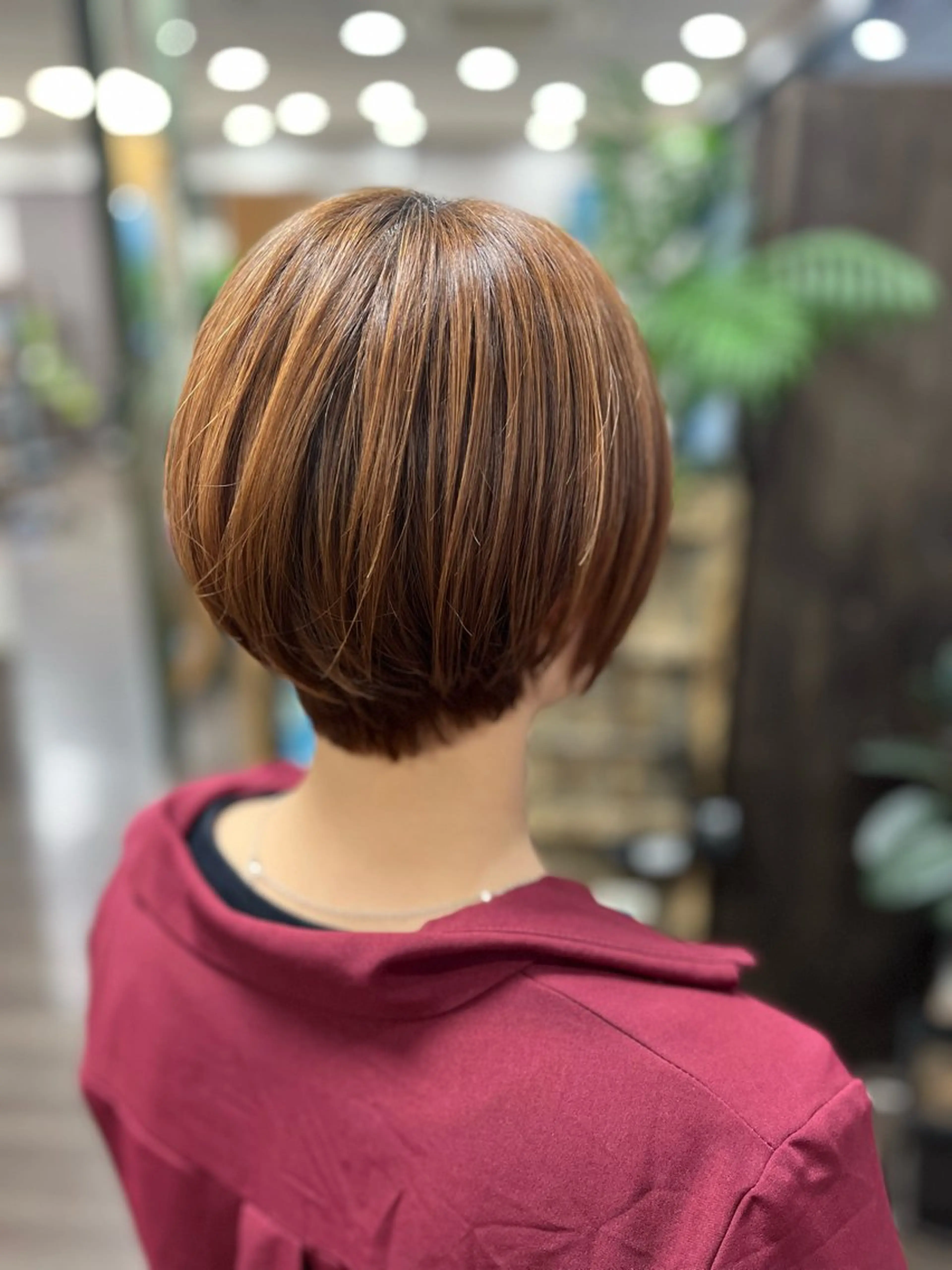 ショート 顔周りカット ショートヘア assemblage 江川羽南のヘアスタイル