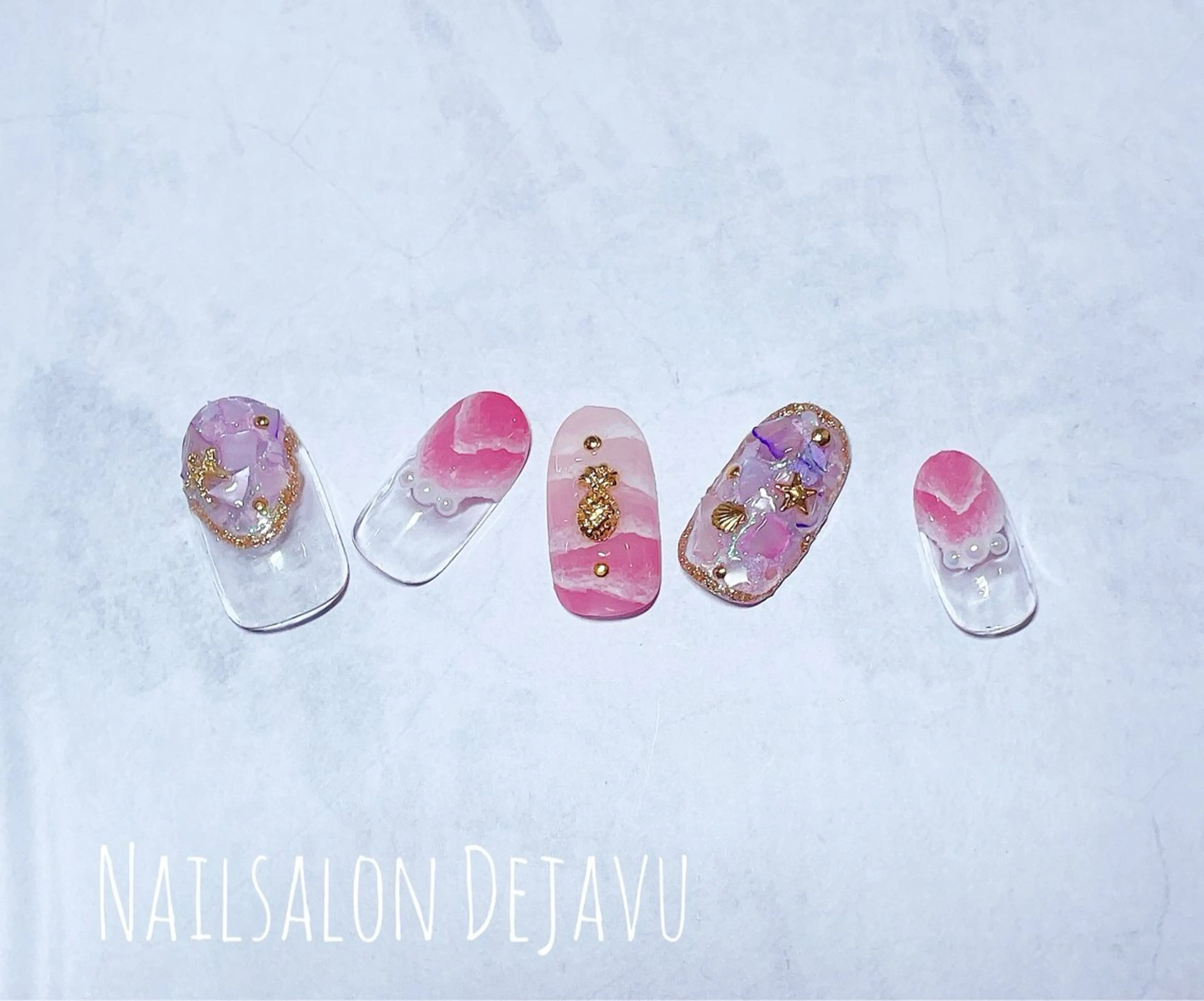ネイル ハンドネイル Nail salon Dejavu 🌿のネイルデザイン
