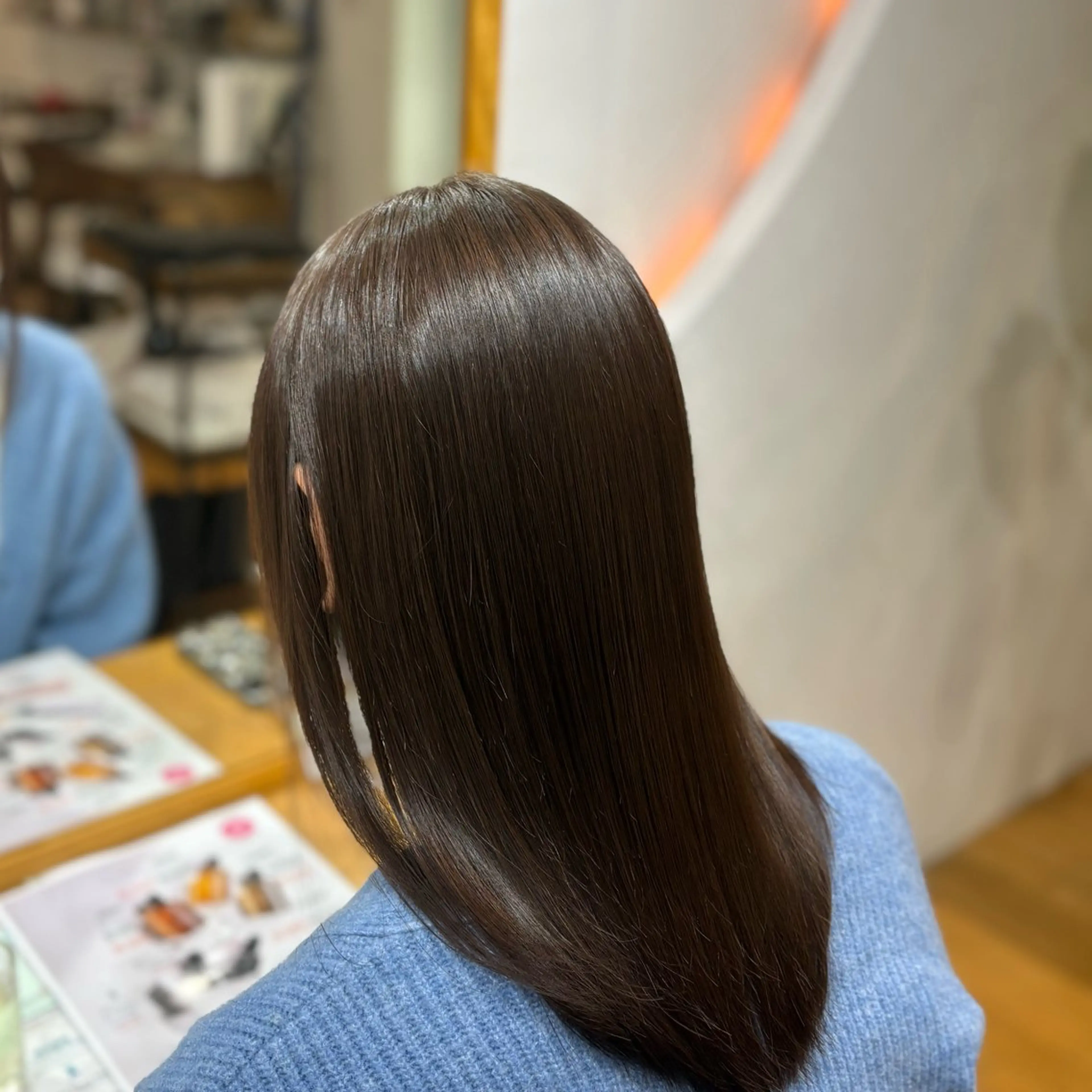 セミロング カット ヘアカラー トリートメント 3tuba Asumiのヘアスタイル