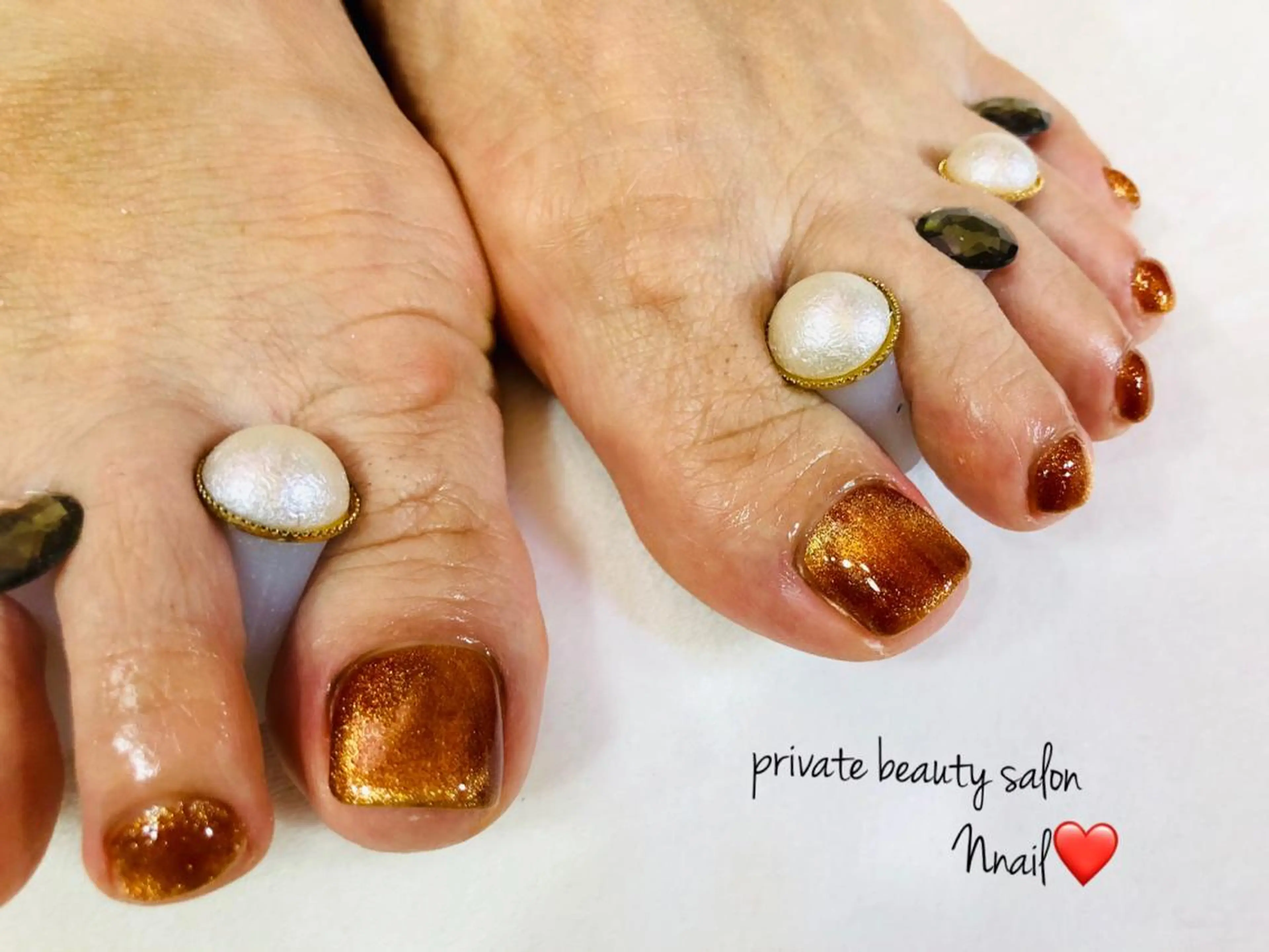 ネイル フットネイル 🌿Nnail🌿 プライベートサロンのネイルデザイン