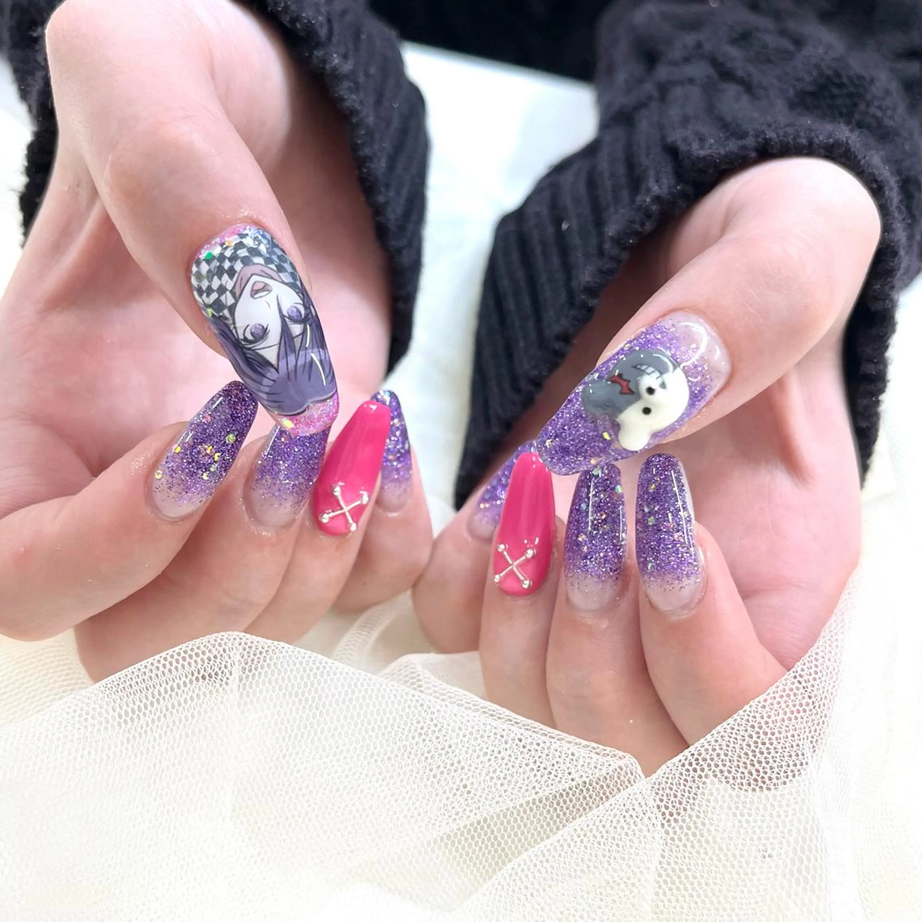 ロング ハンドネイル 池袋痛ネイル Nok. 渡辺のネイルデザイン