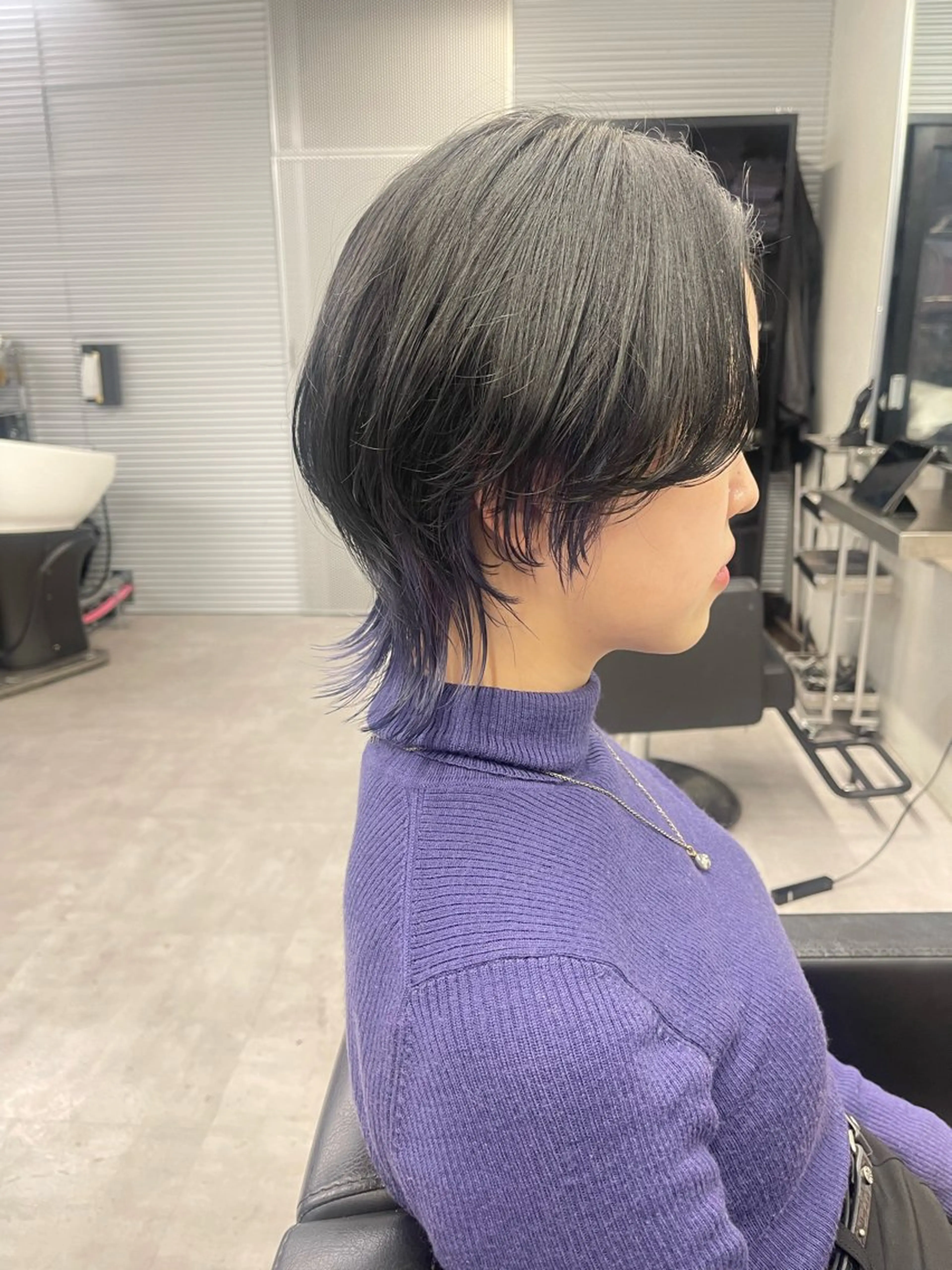 ショート ウルフカット 柏 ウルフ/レイヤー 田中佐和🐺のヘアスタイル