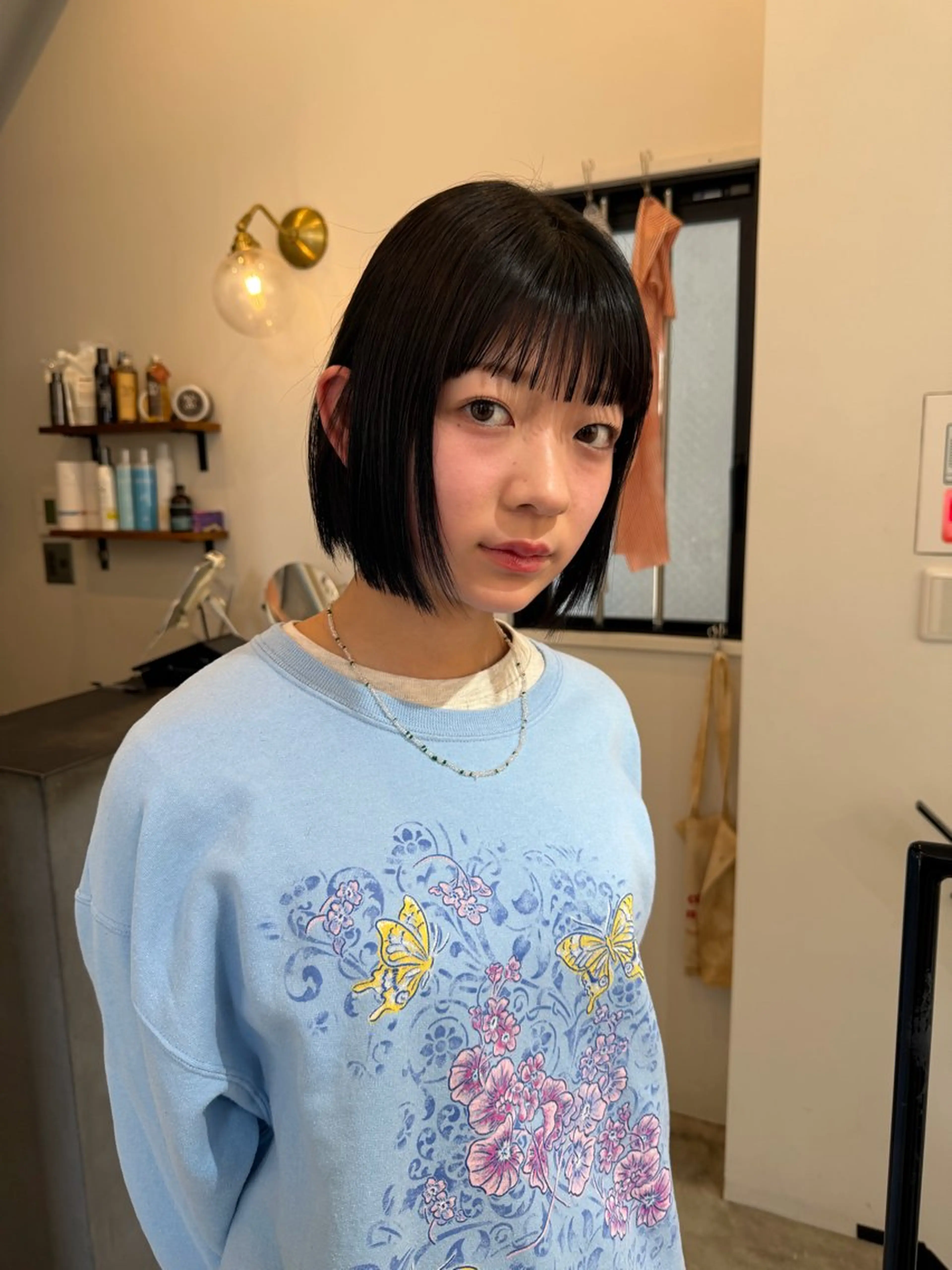 ショート カット かえで🧶 ボブ/ハイトーンのヘアスタイル