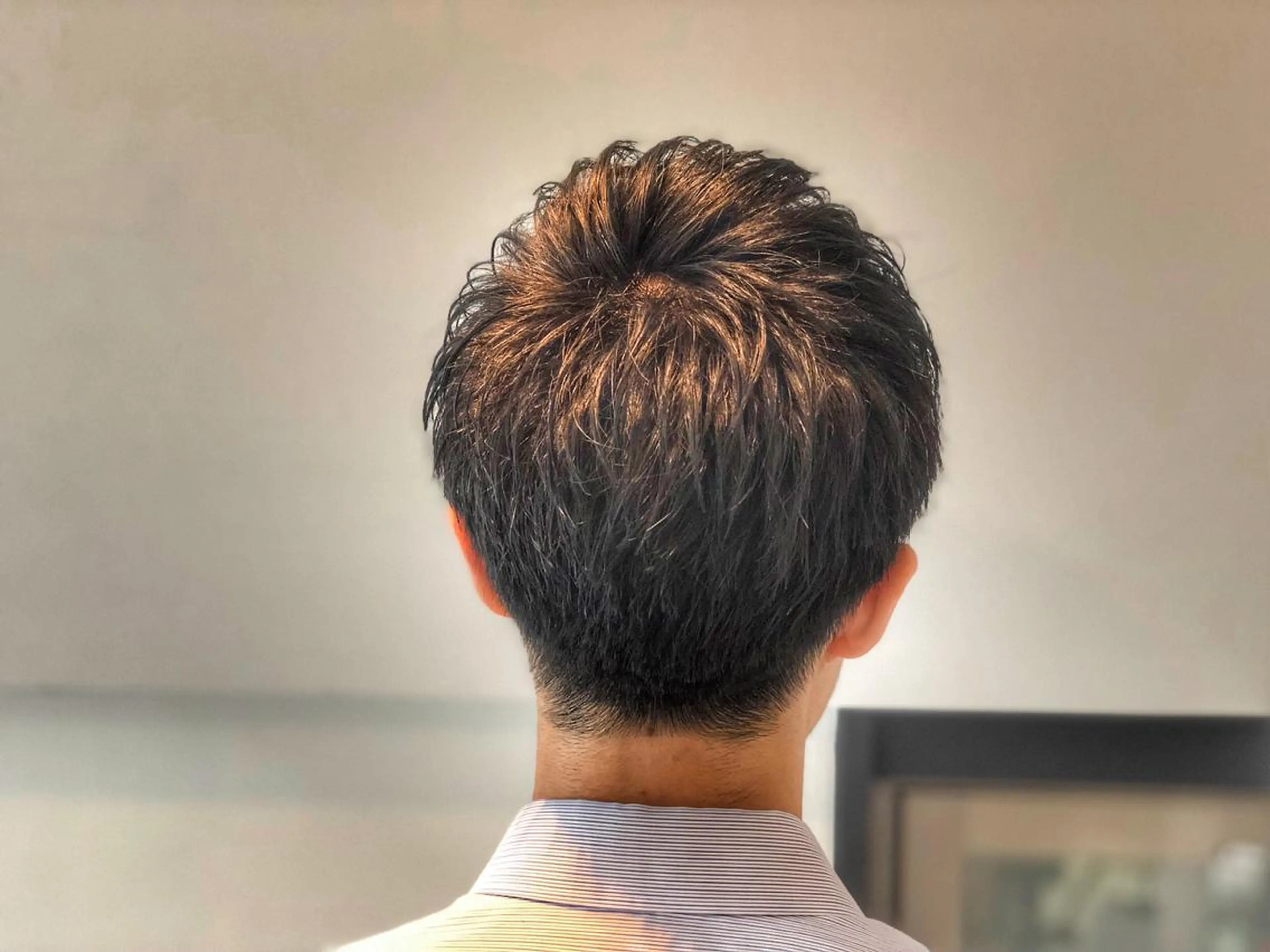 ショート カラー パーマ メンズ 美髪矯正 Rioのヘアスタイル