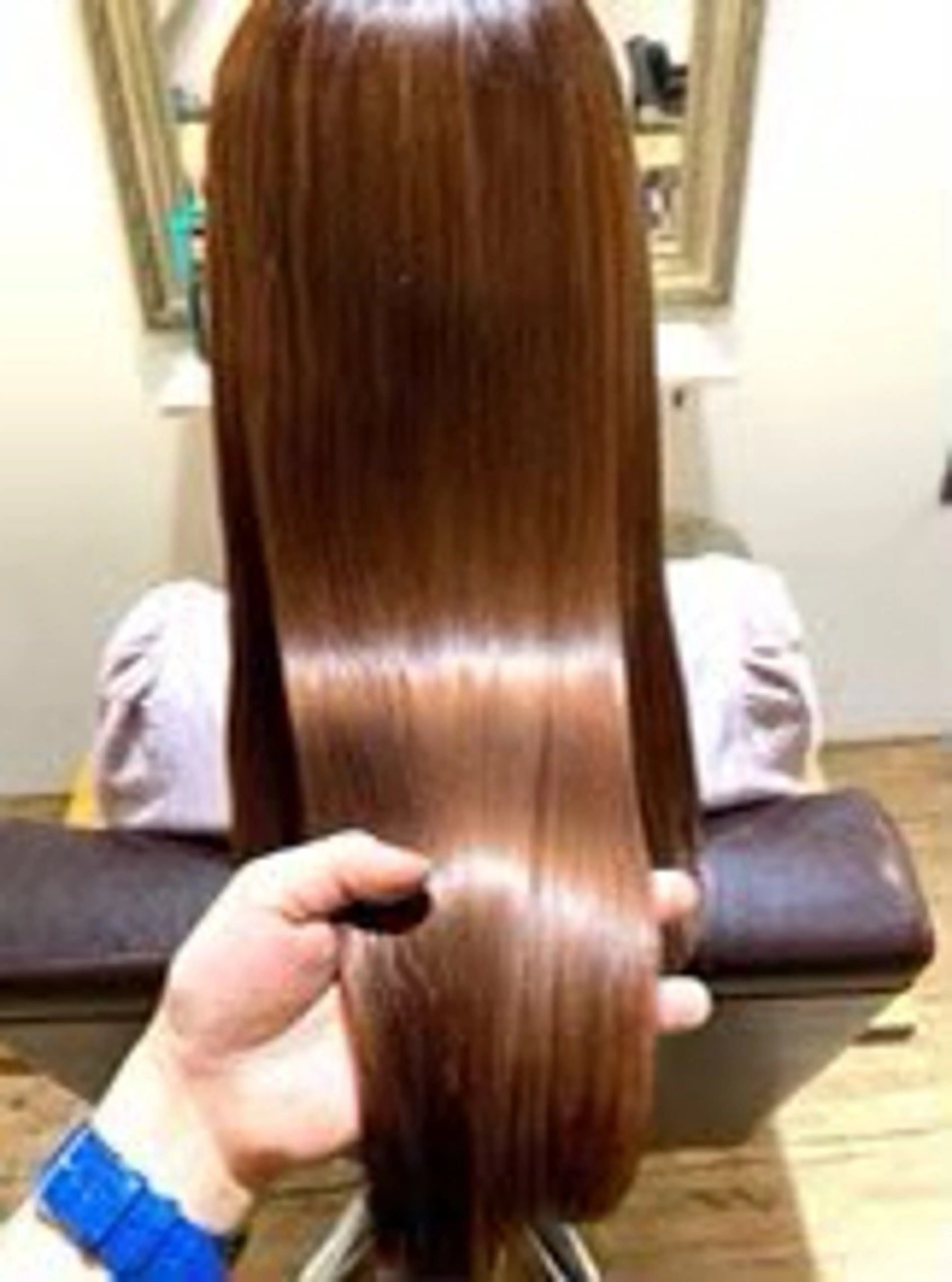 ロング 下まつげパーマモデル Mayuのヘアスタイル