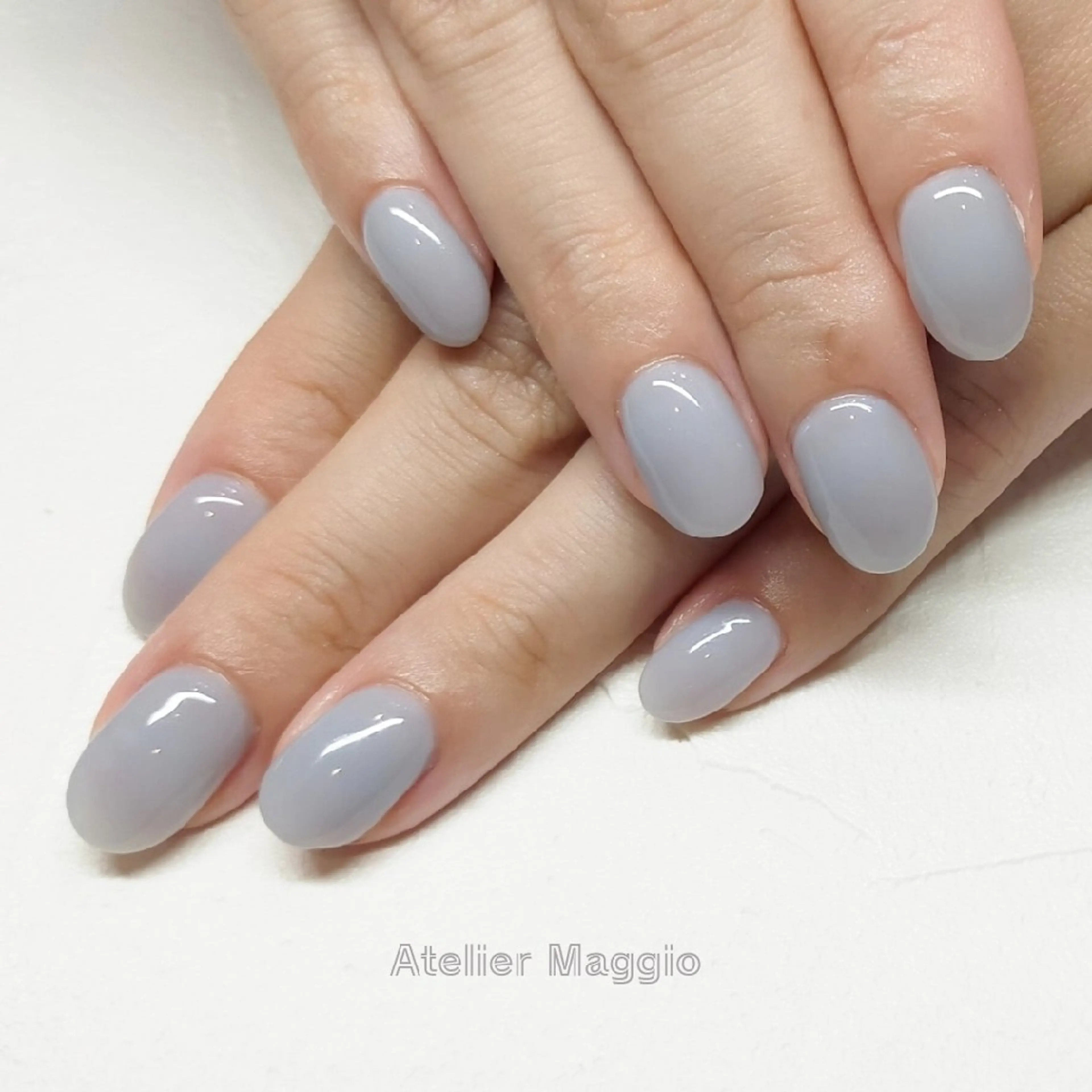 ネイル ワンカラーネイル アトリエマッジョ madokaのネイルデザイン