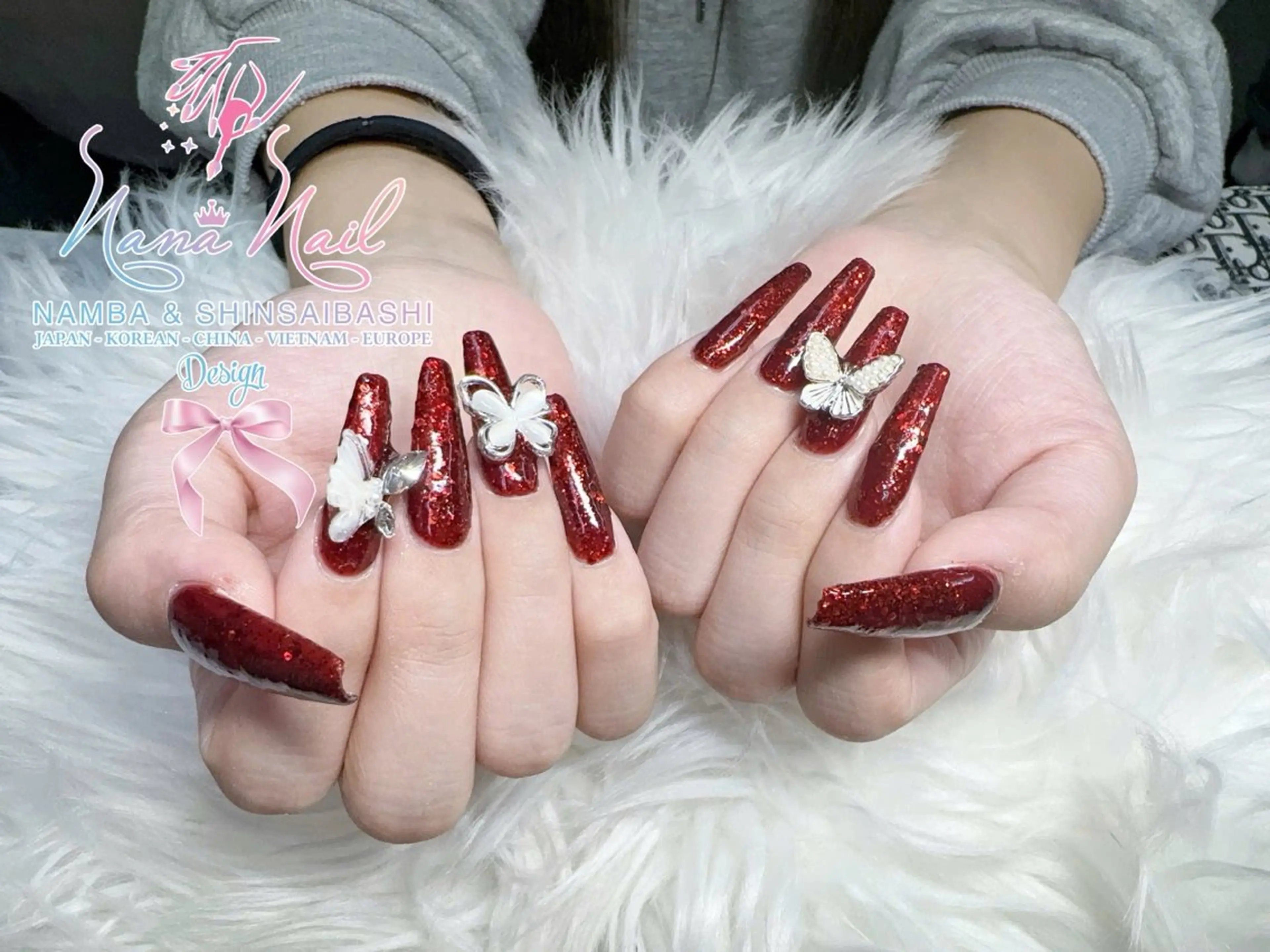 ネイル フットネイル ジェルネイル 持ち込み ネイルチップ ハンドネイル リナネイル 長堀橋店／東心斎橋店のネイルデザイン