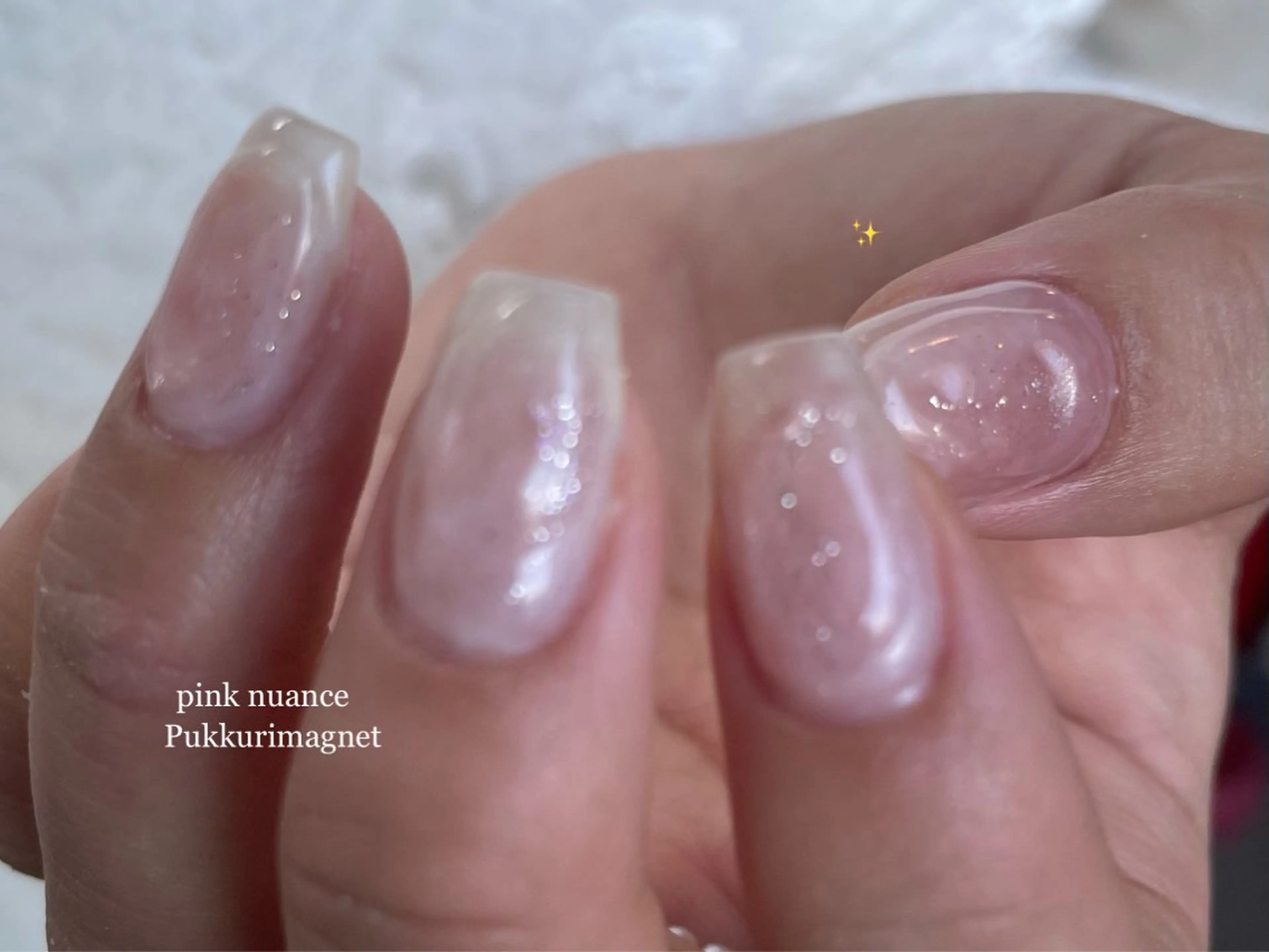 ネイル ピンク 春ネイル ハンドネイル 🤍One MISAKI🤍のネイルデザイン