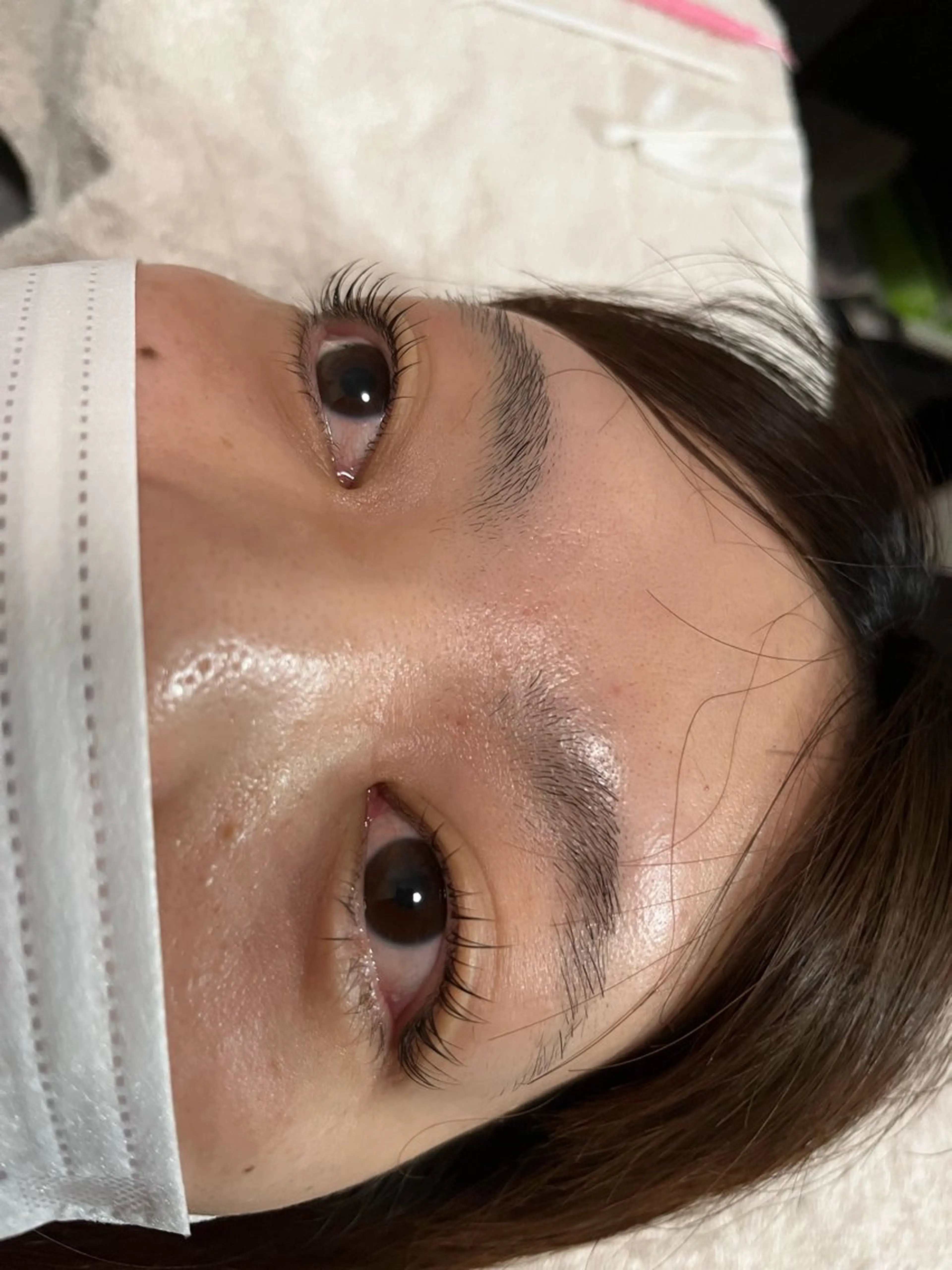 大好評！【韓ドルまつ毛パーマ（束感)+コーティング＋アイパック付き¥2790の写真