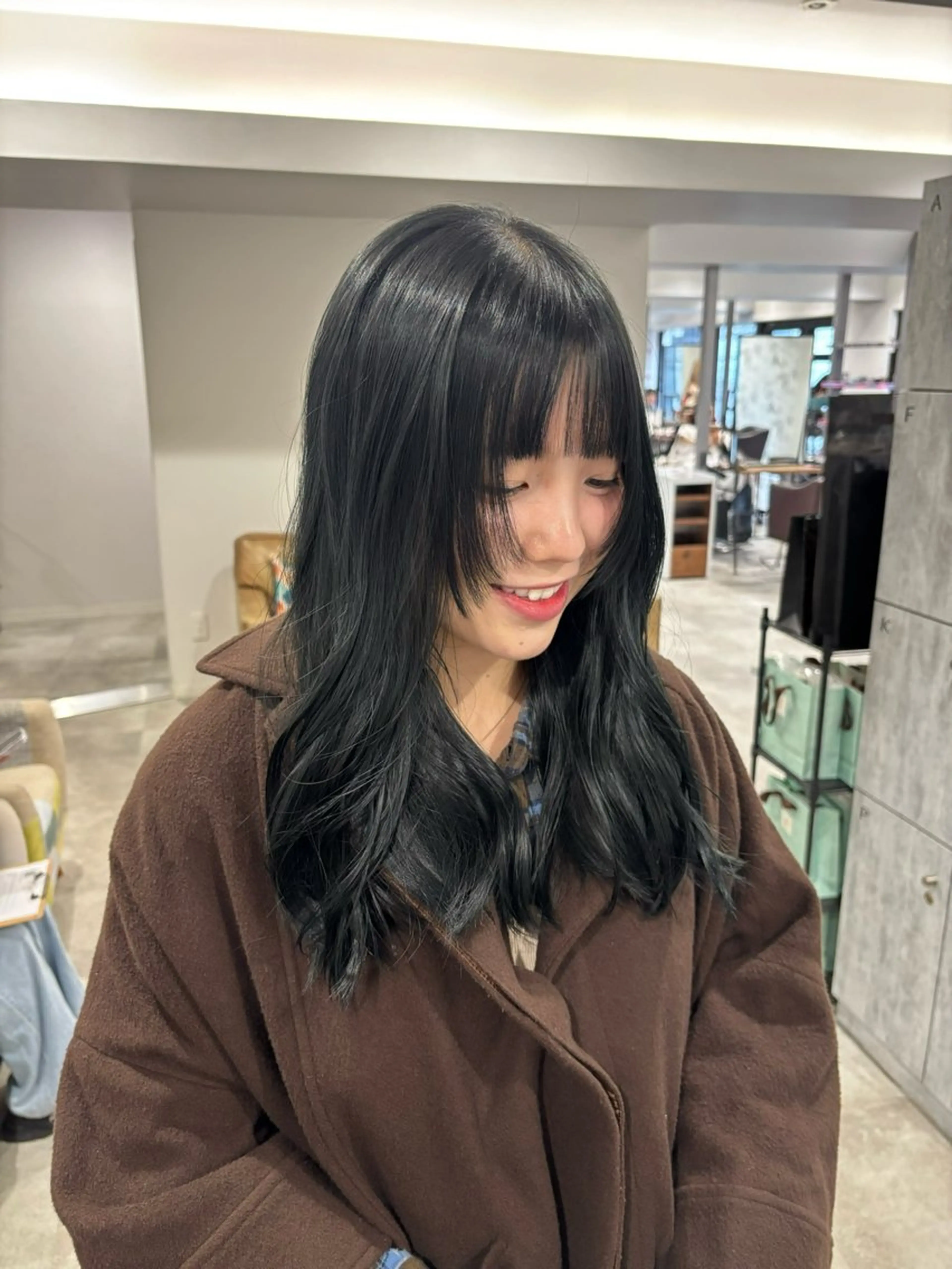 セミロング カット ヘアカラー ブリーチ無しダブル カラー / LINAのヘアスタイル