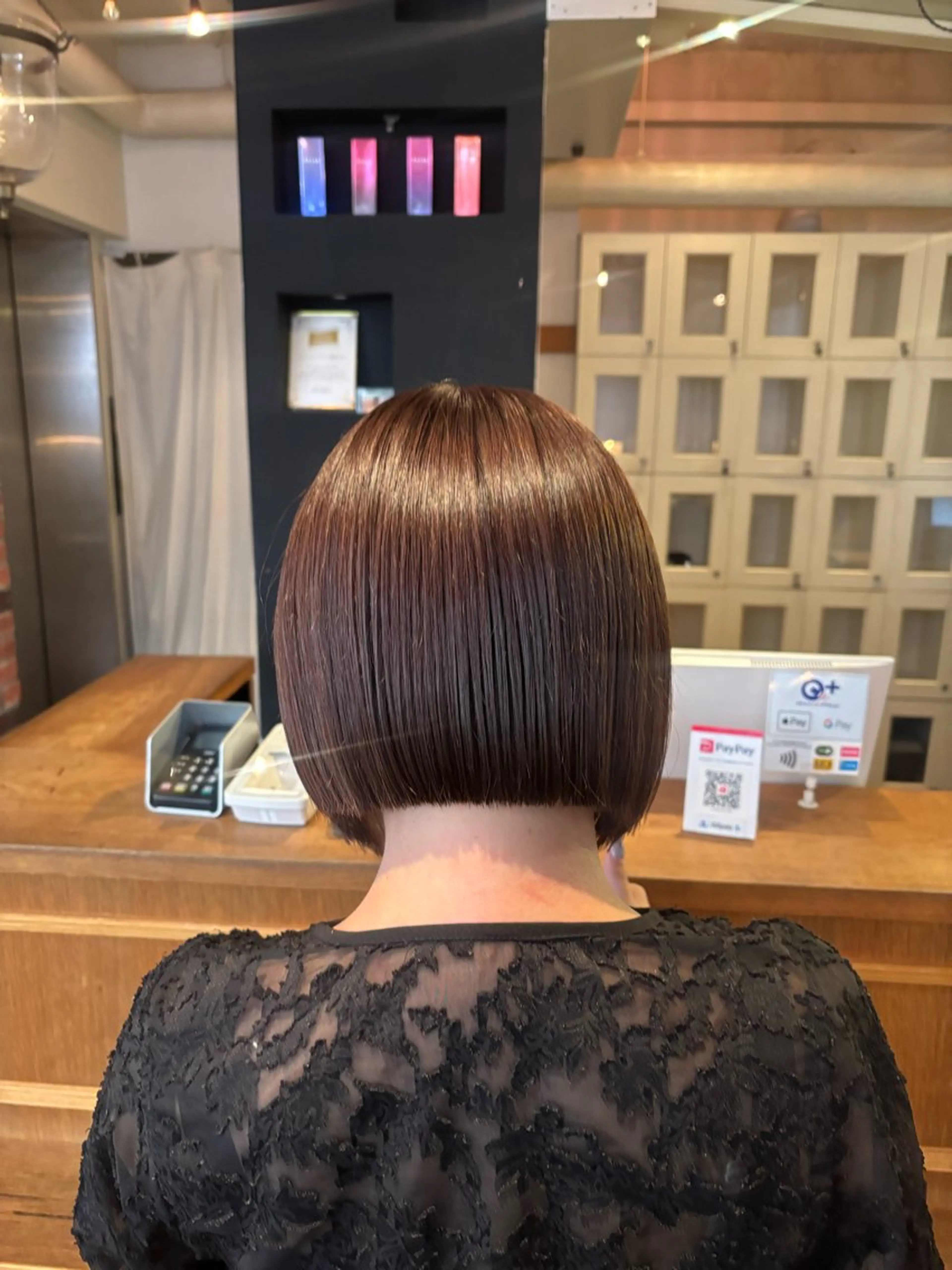 ショート カット ヘアカラー くいた あやなのヘアスタイル