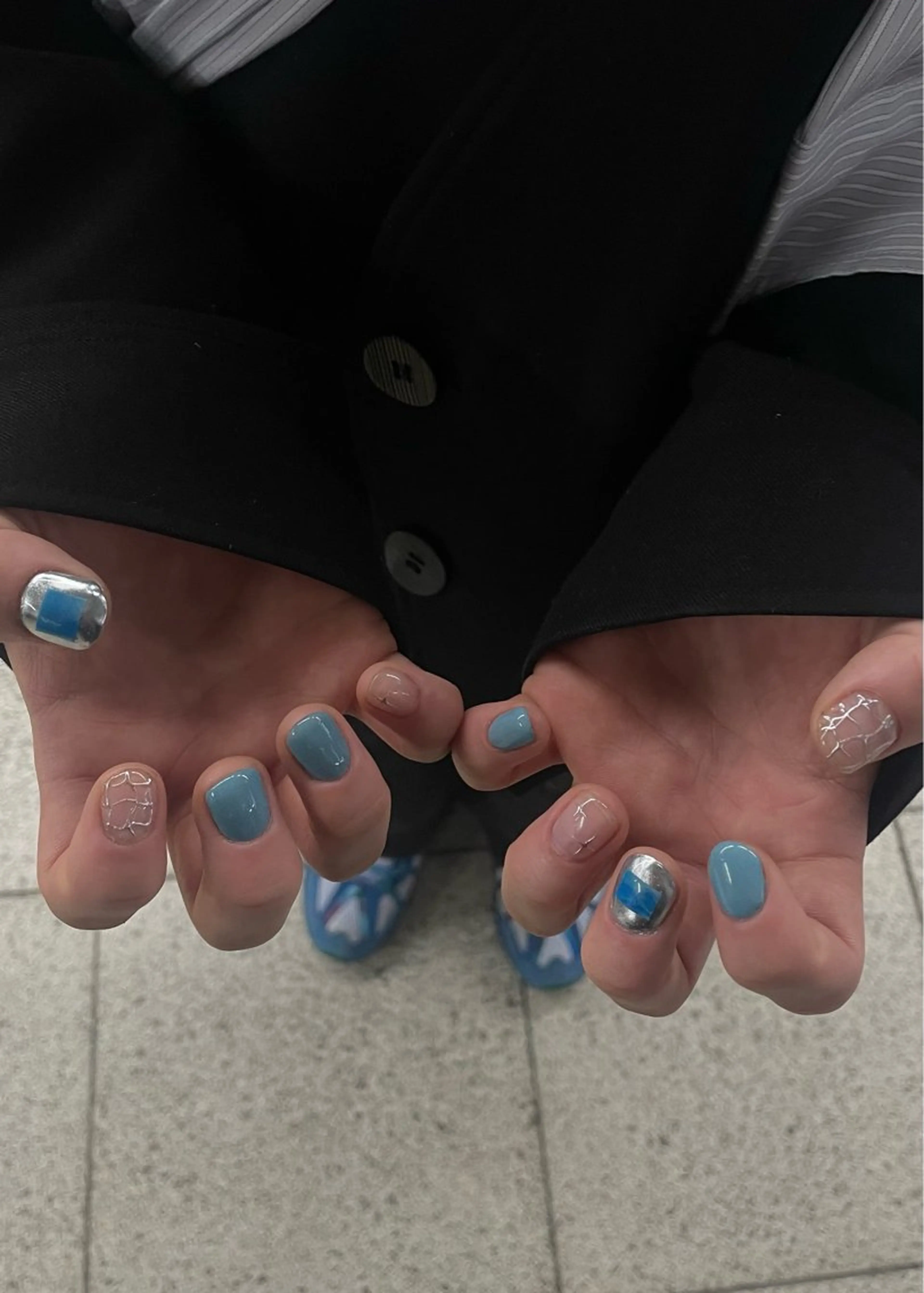 ネイル メンズネイル ハンドネイル One HARUNAのネイルデザイン