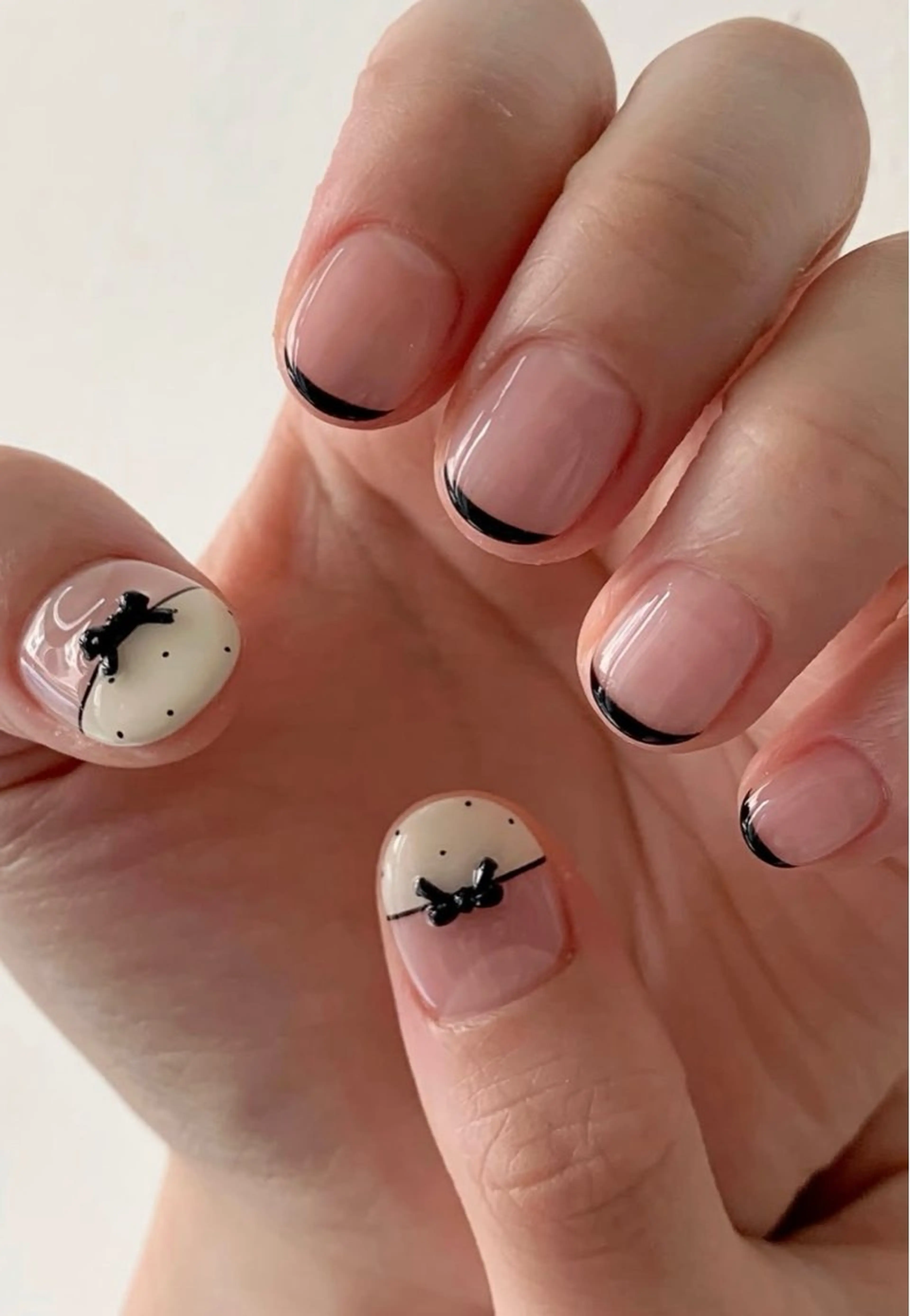 ネイル 韓国ネイル 持ち込み ニュアンスネイル ネイルチップ ハンドネイル TABI ANA.CHUOのネイルデザイン