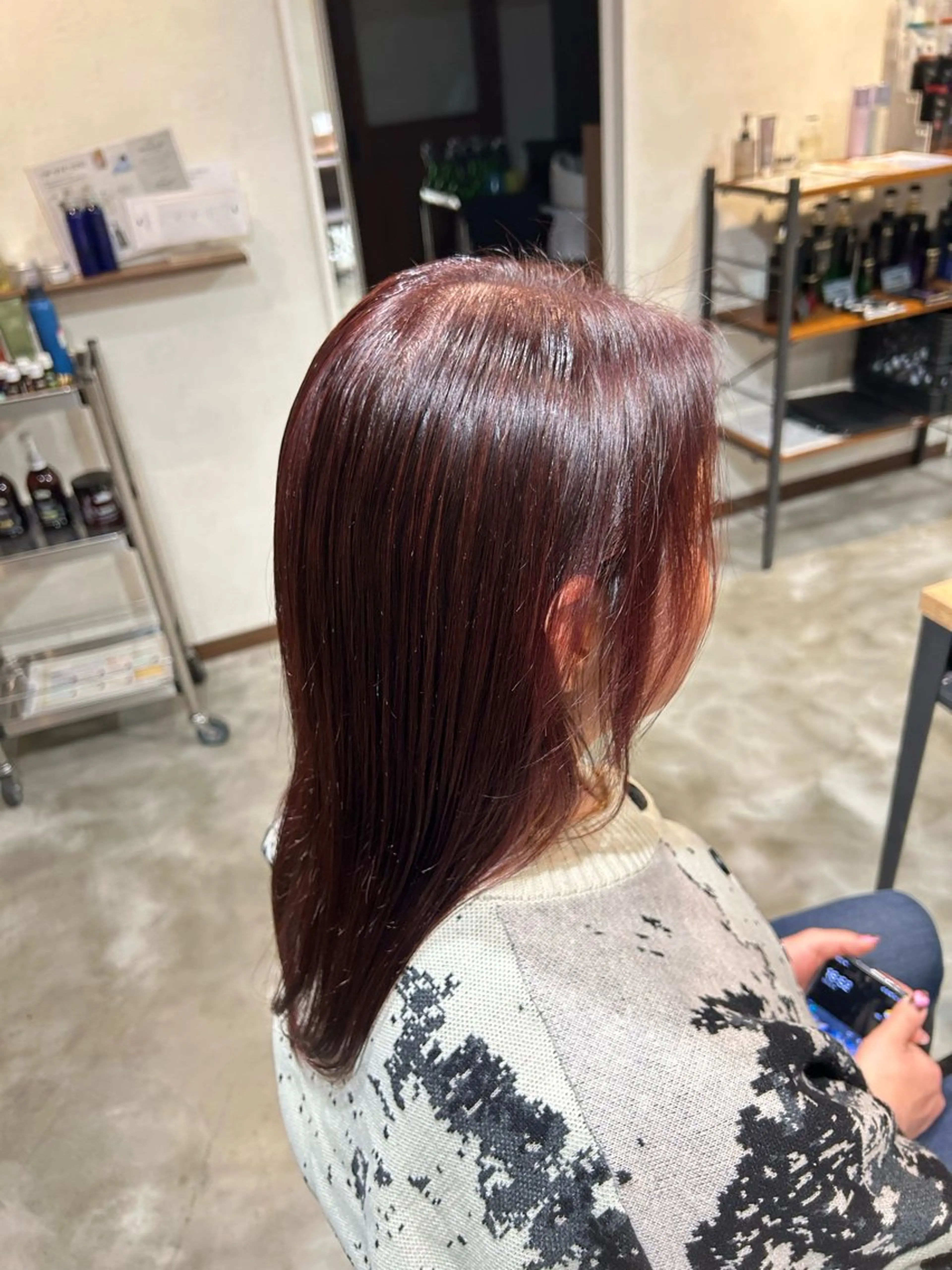 セミロング 坂井 唯人のヘアスタイル