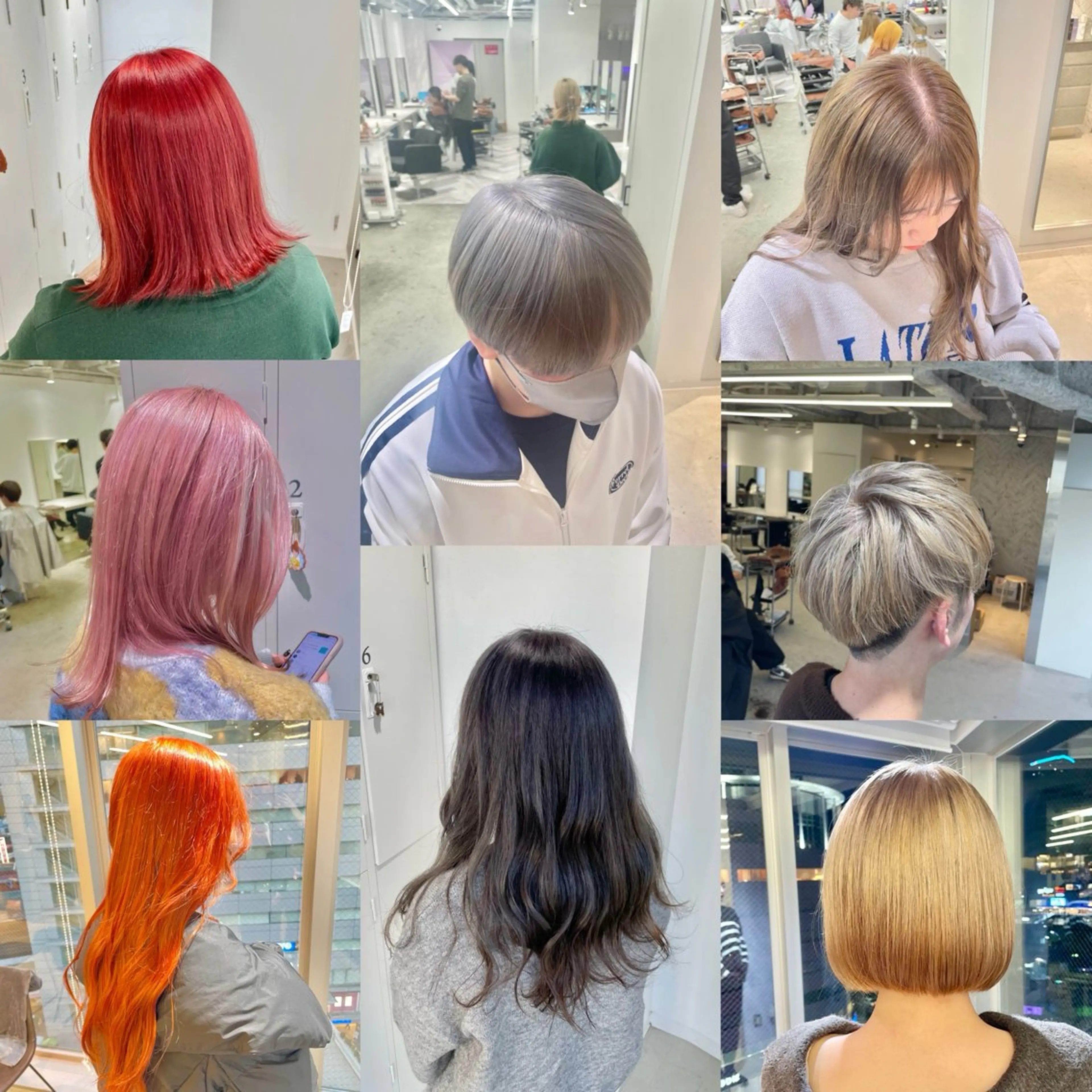 ミディアム カラー ヘアカラー トリートメント パーマ&ブリーチ /飯牟田/GEAR.のヘアスタイル