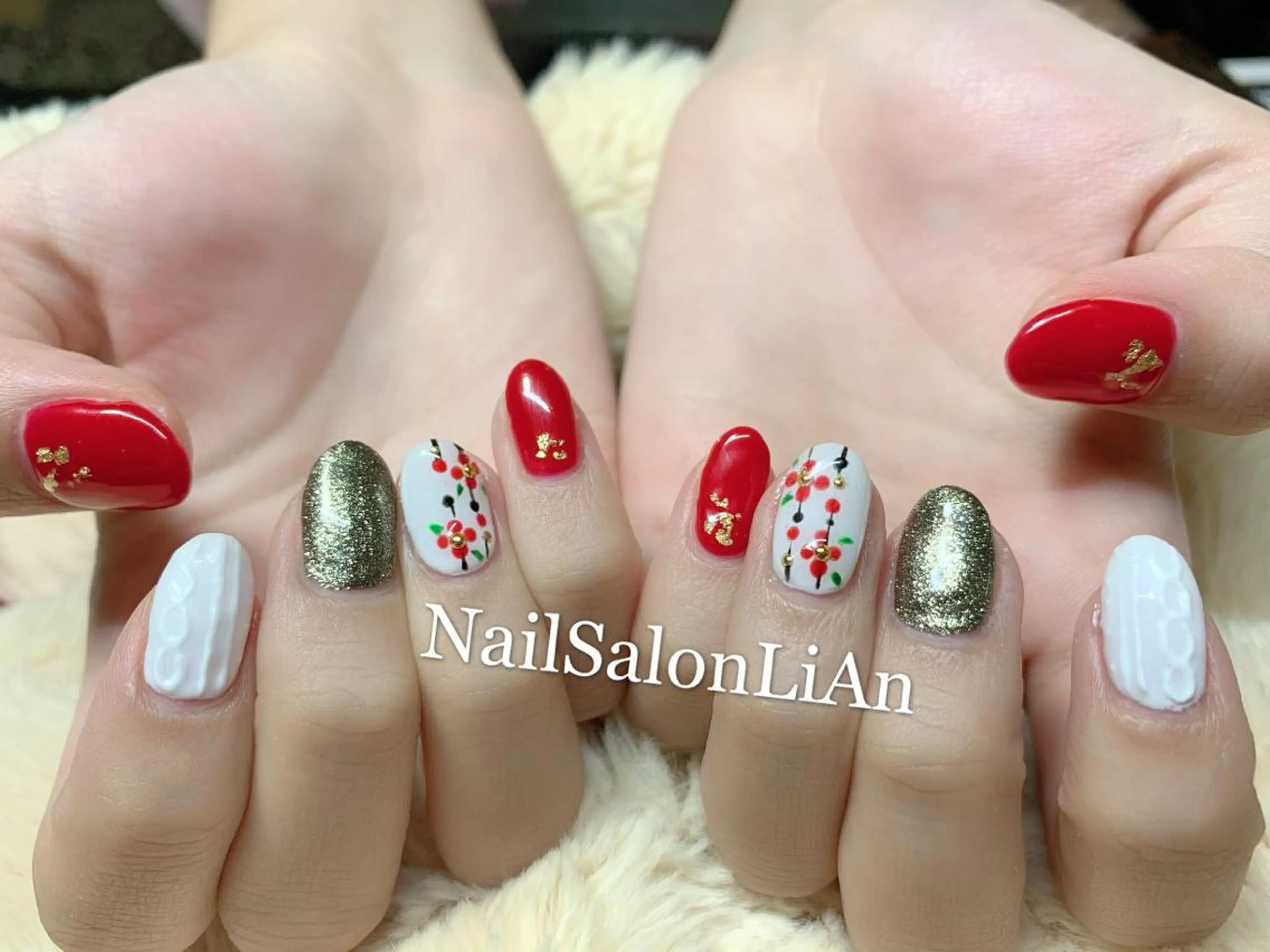 ネイル 持ち込み ハンドネイル NailSalon LiAnのネイルデザイン