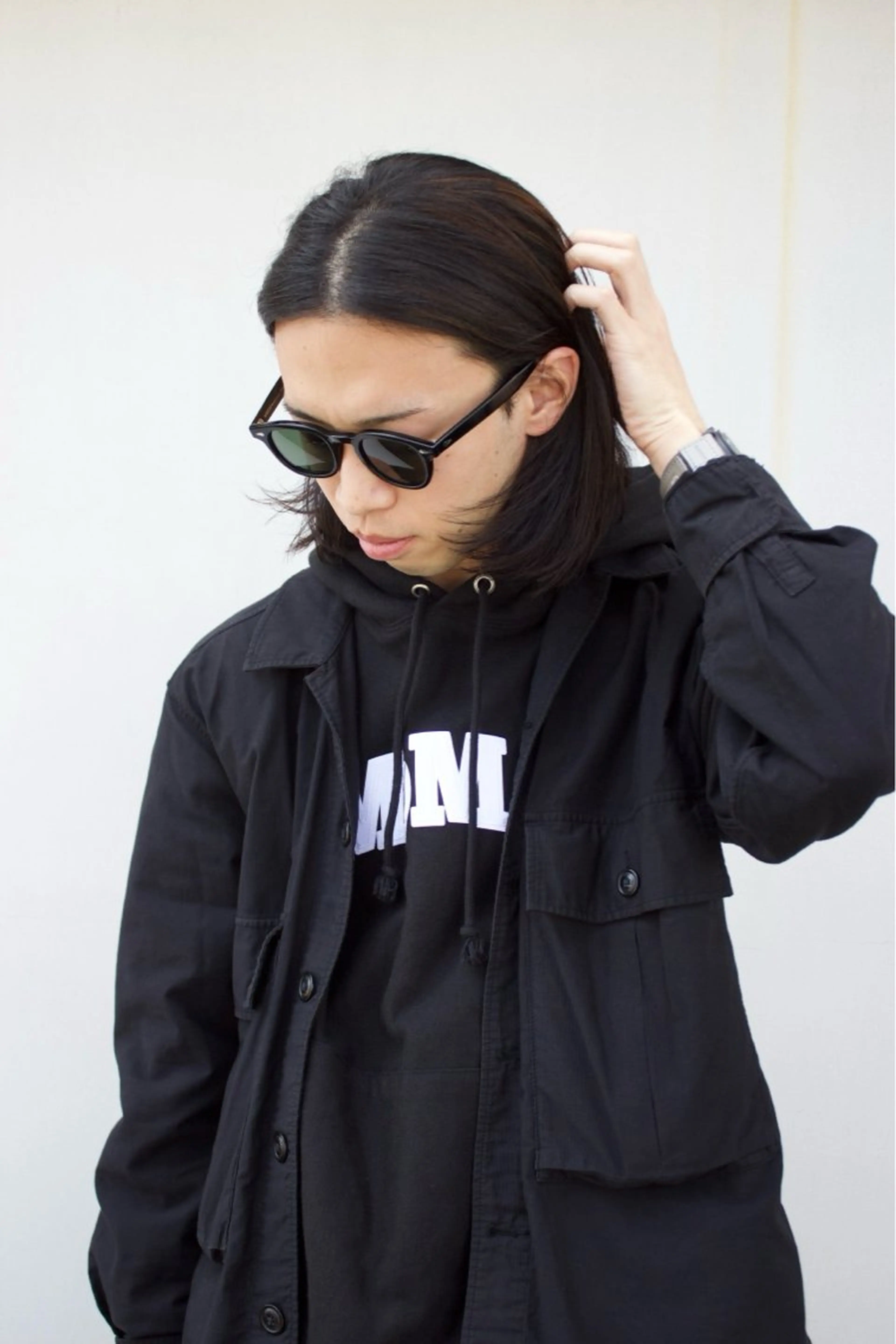 セミロング メンズ パーマ/ラフパーマ /ボブパーマ/HYOのヘアスタイル