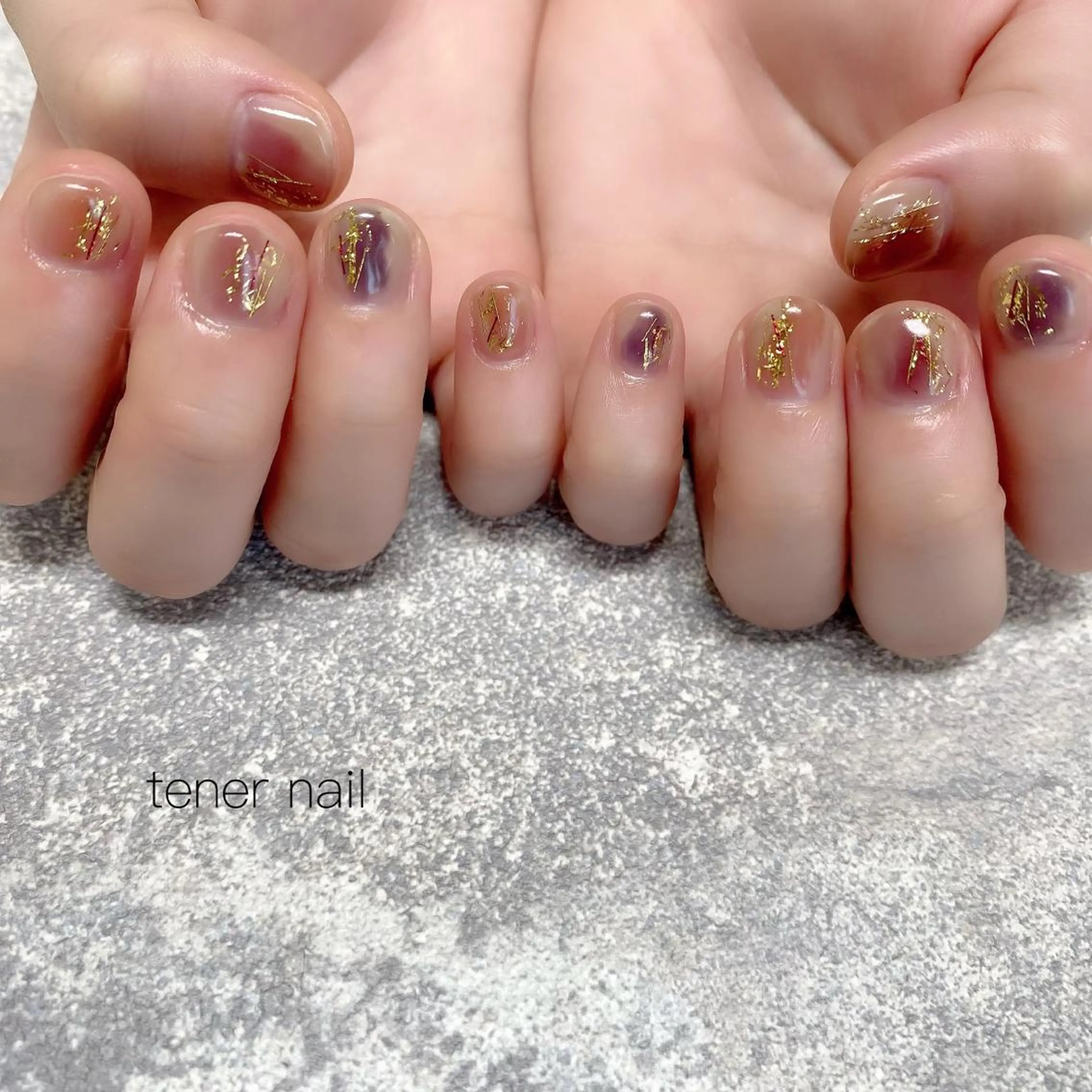 ネイル ニュアンスネイル テネルネイル tener nailのネイルデザイン