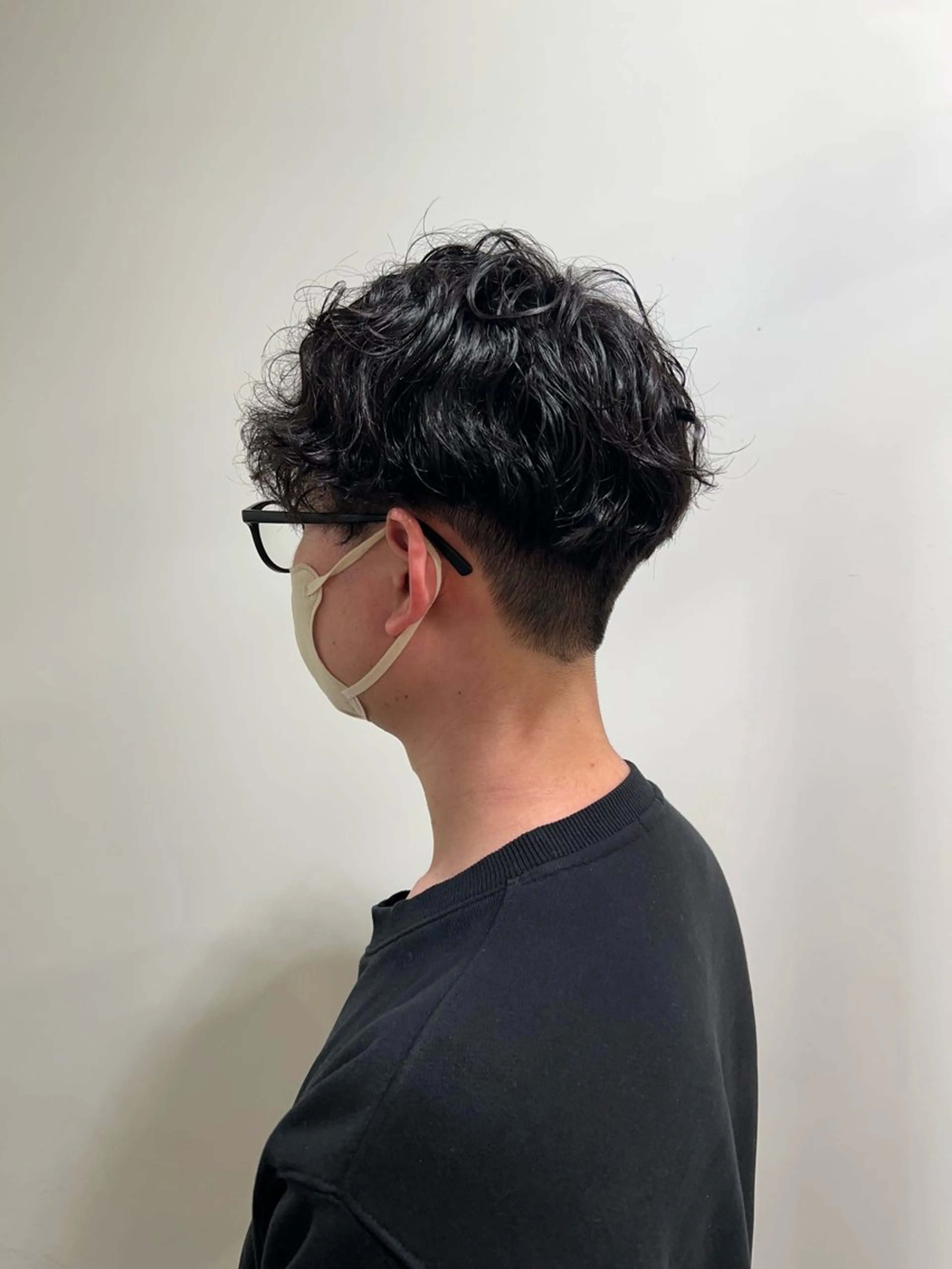 パーマ メンズ メンズパーマ スペインカール カット パーマ きむら なみか🪐のヘアスタイル