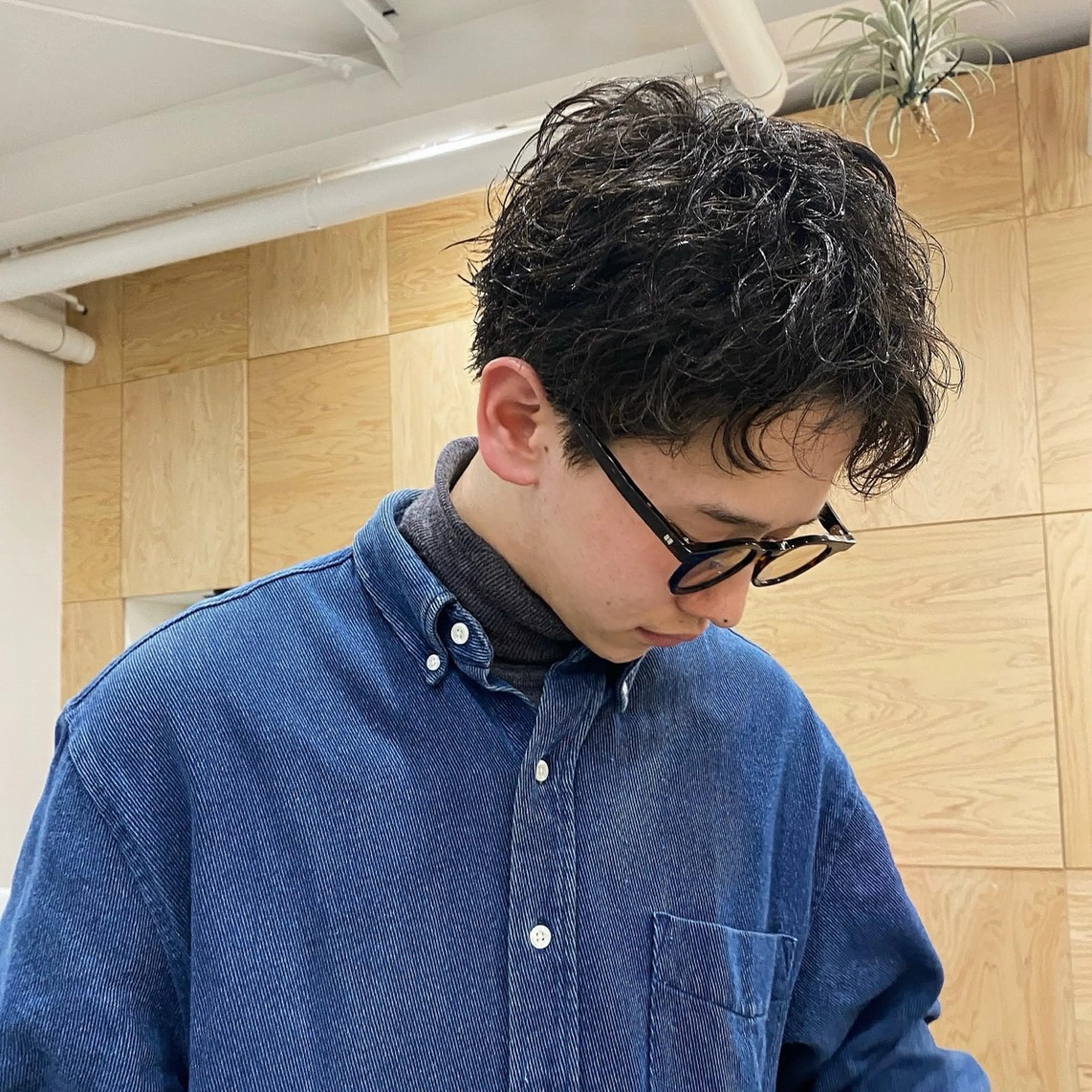 ショート パーマ レイヤー、ボブ、ショ ートカット　松本翔大のヘアスタイル