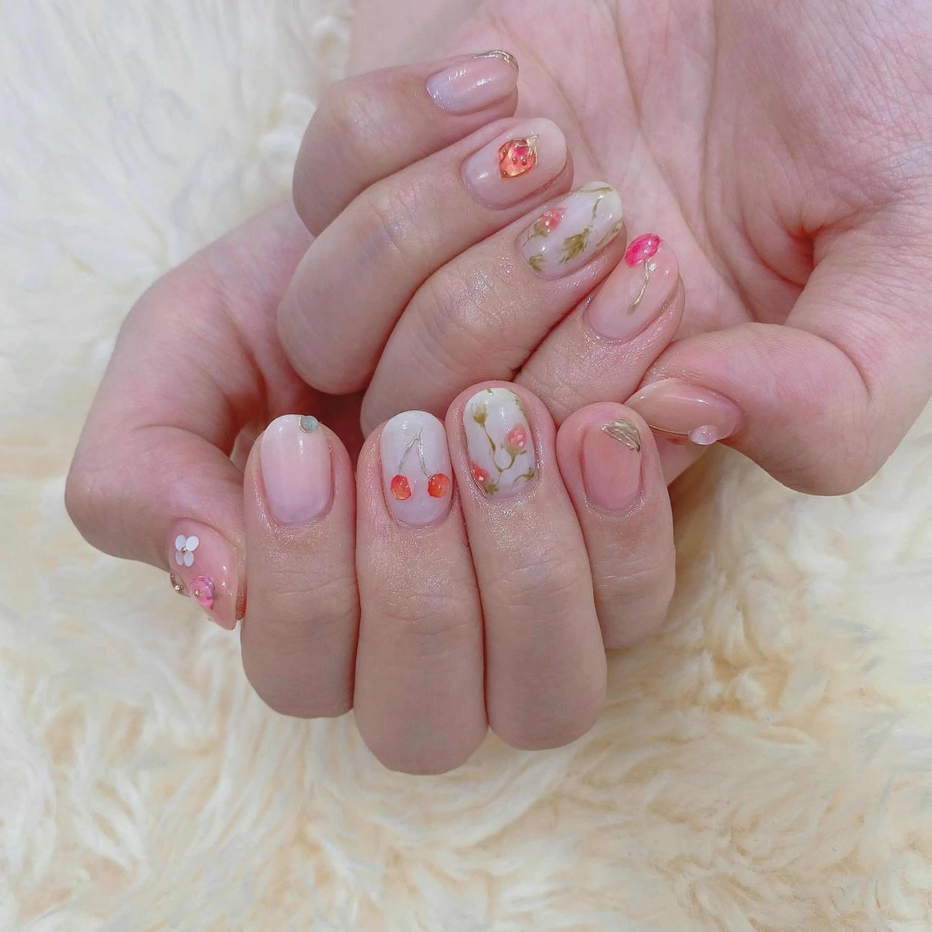 ネイル ミラーネイル ハンドネイル SOL NAILのネイルデザイン