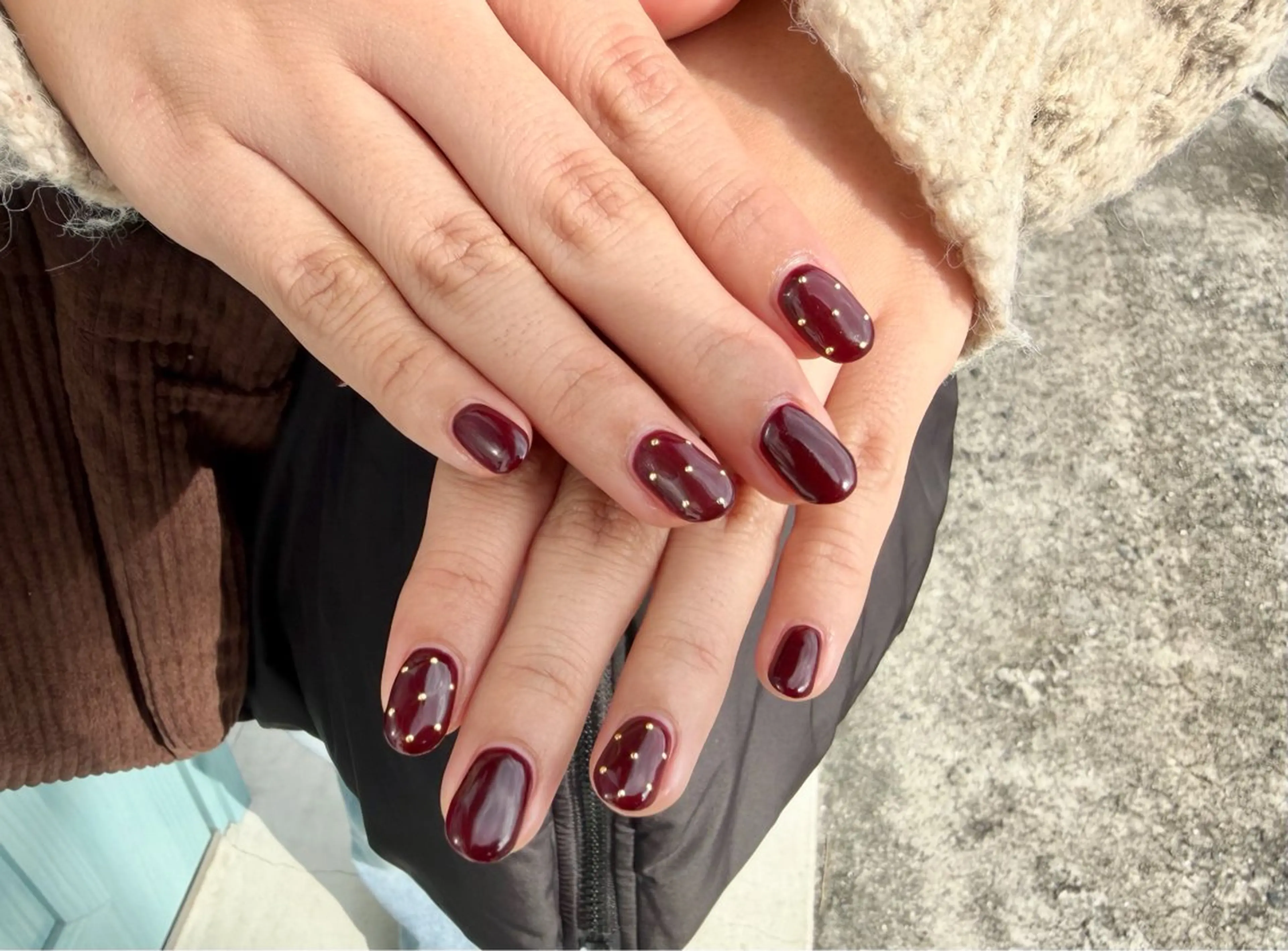 ネイル ボルドー Patico ayakaのネイルデザイン