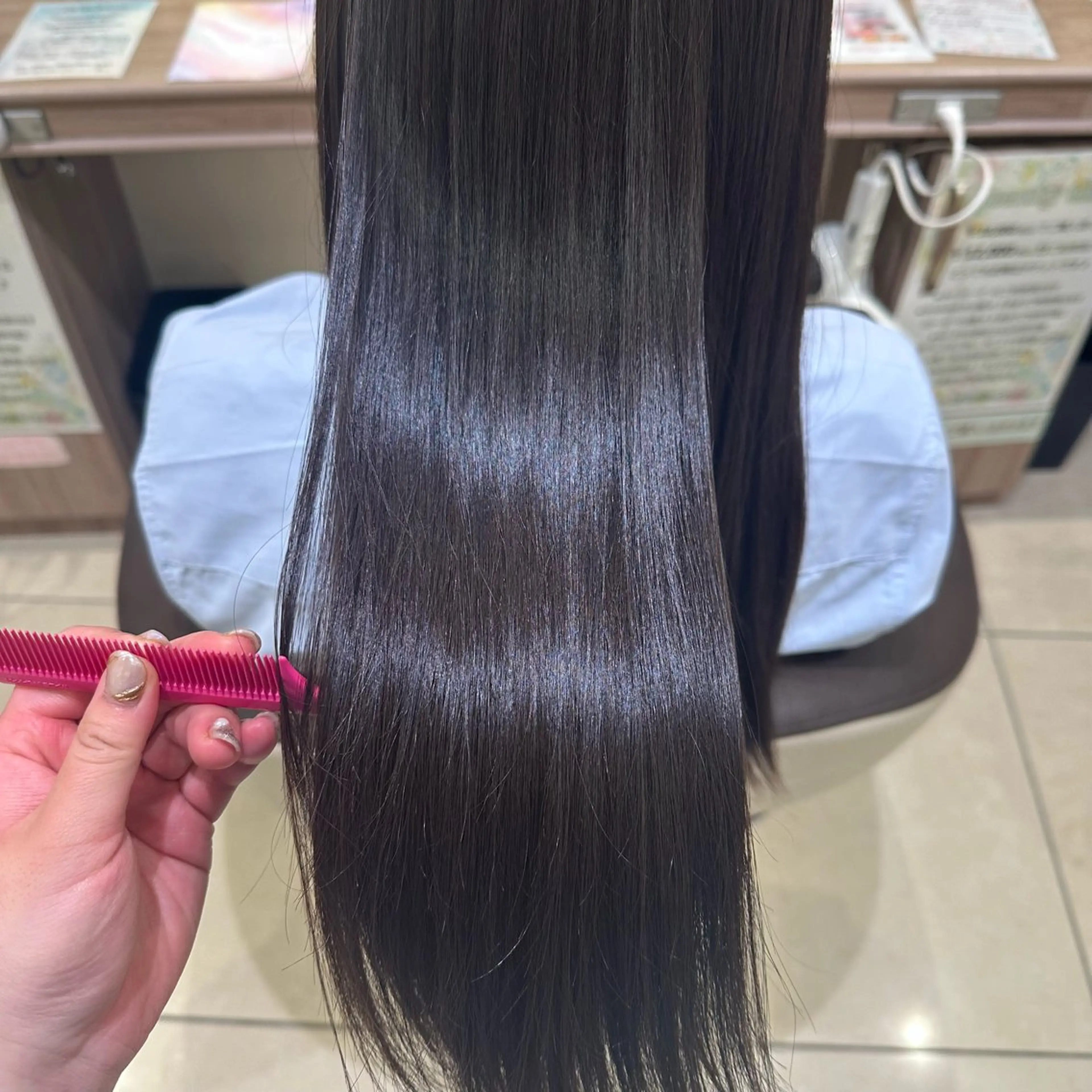 ミディアム パーマ 縮毛矯正 Miyu🦄ash メンズカット/まつげのヘアスタイル