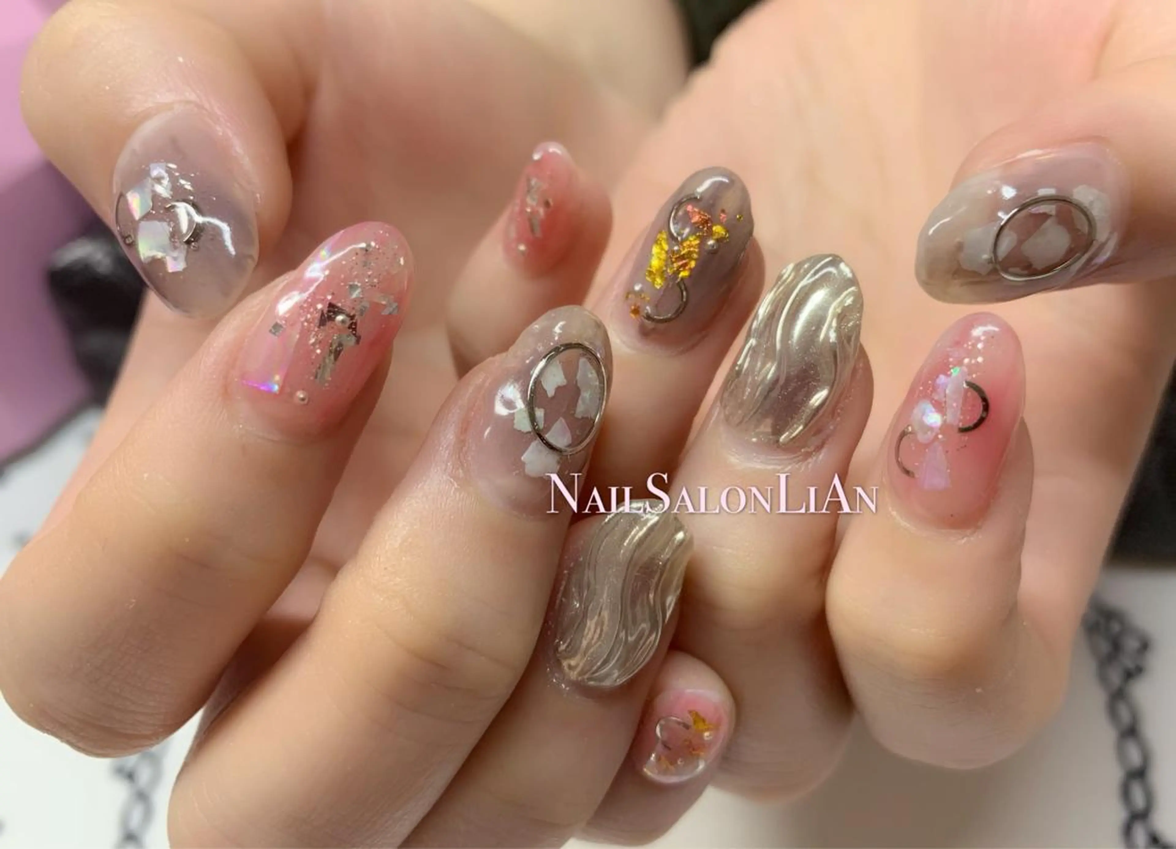 ネイル 持ち込み NailSalon LiAnのネイルデザイン